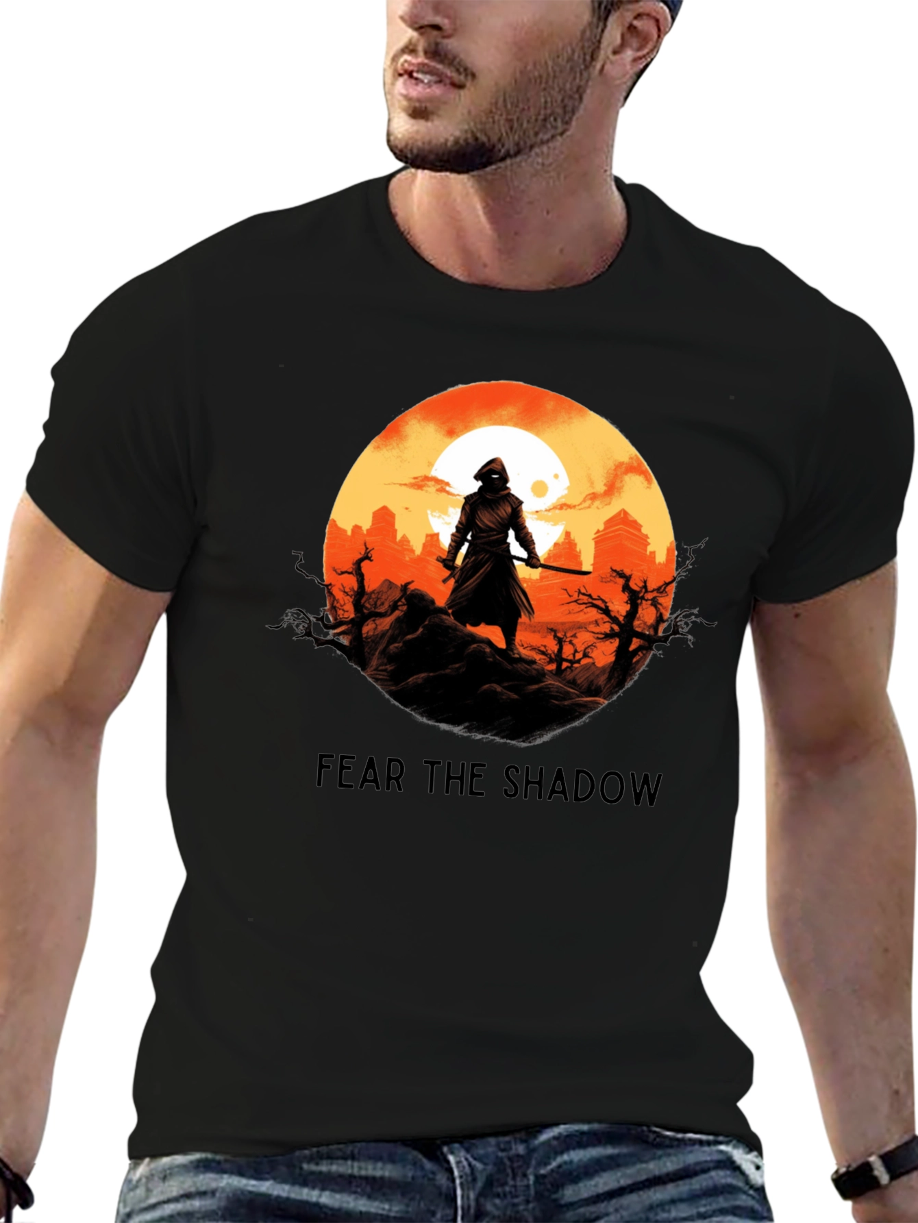 Fear the Shadow Ninja Graphic T-Shirt
