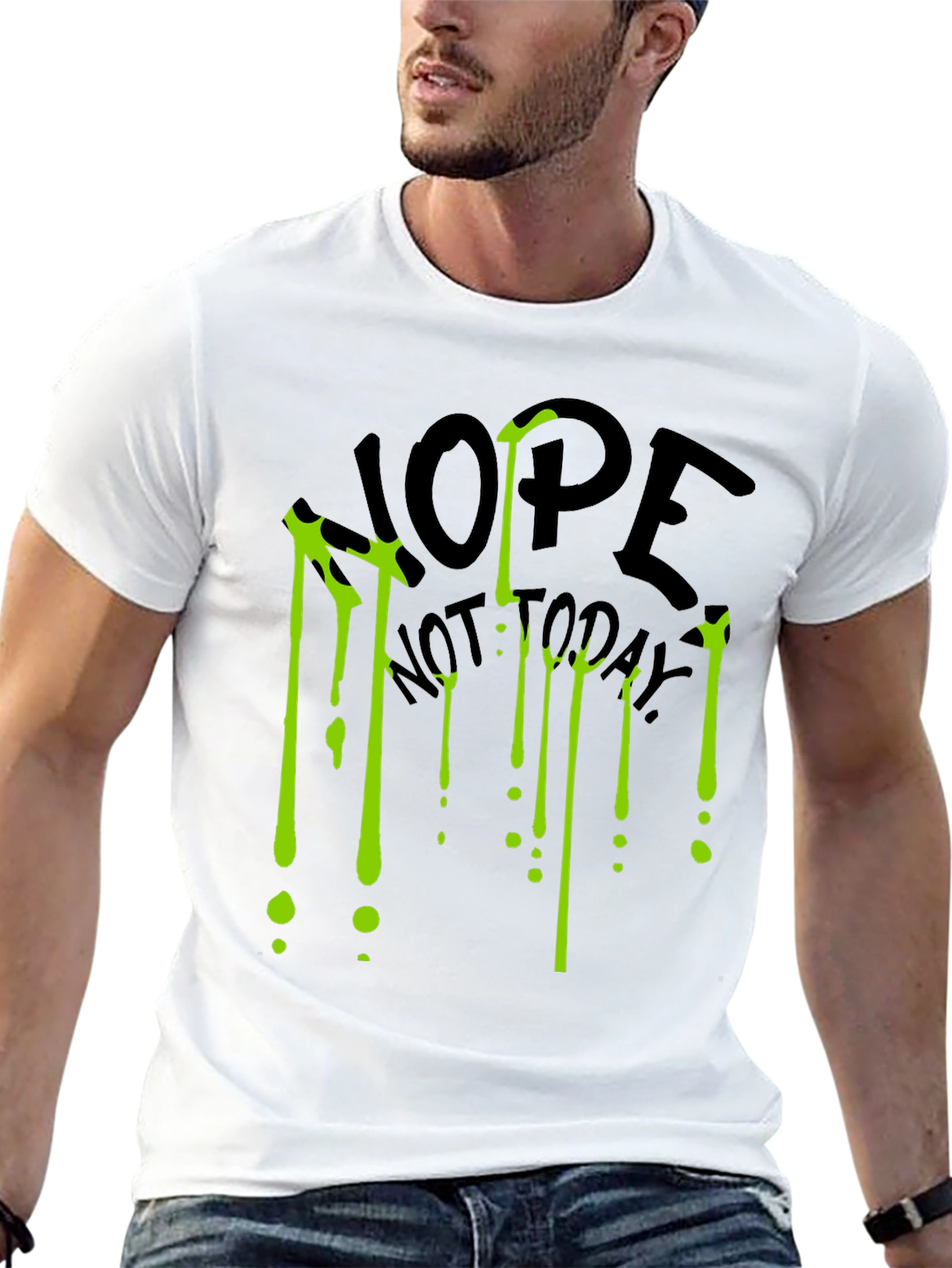 Nope Not Today Graphic Tee - Black T-Shirt