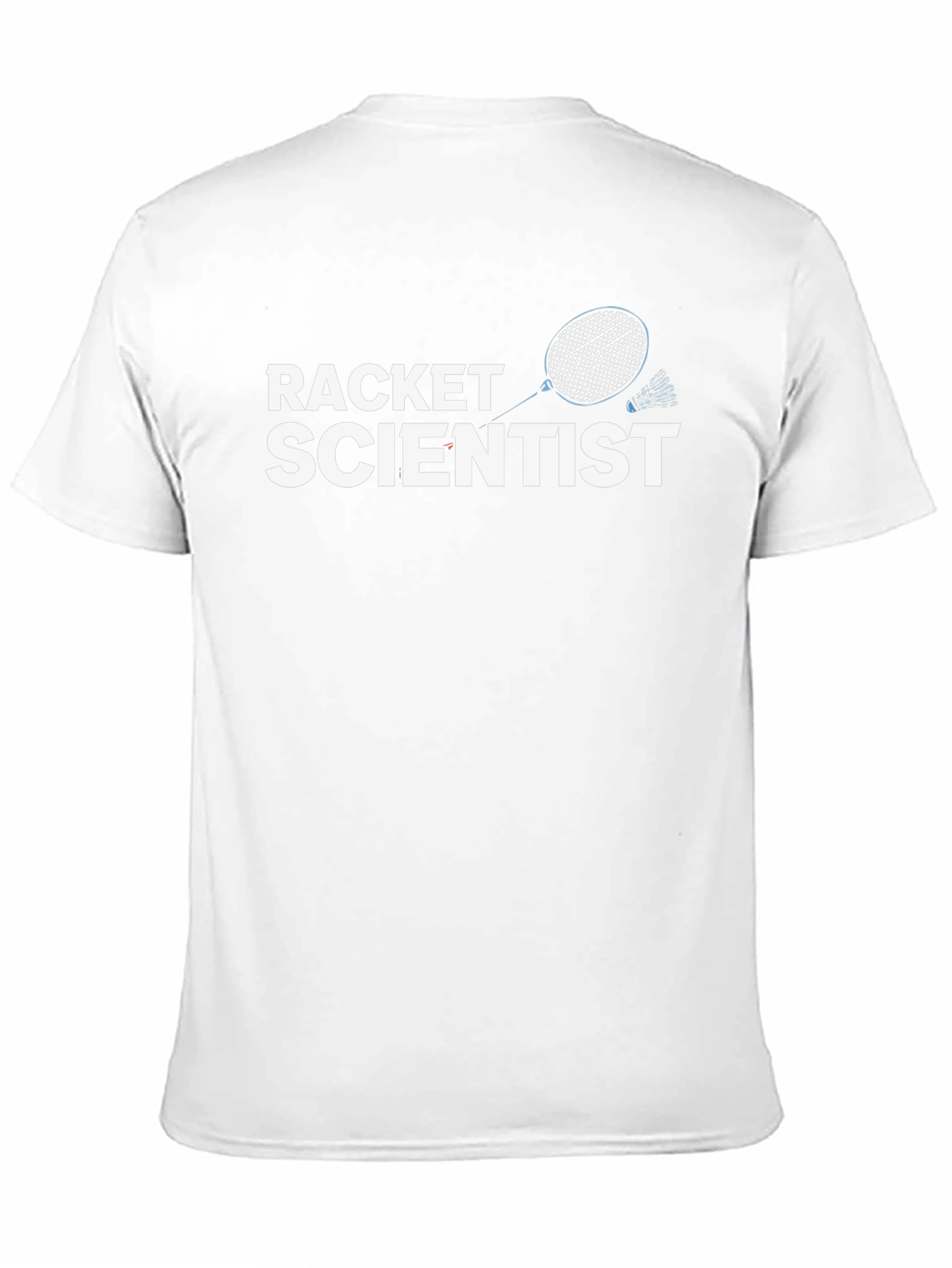 Racket Scientist Graphic Tee - Badminton Lover Shirt