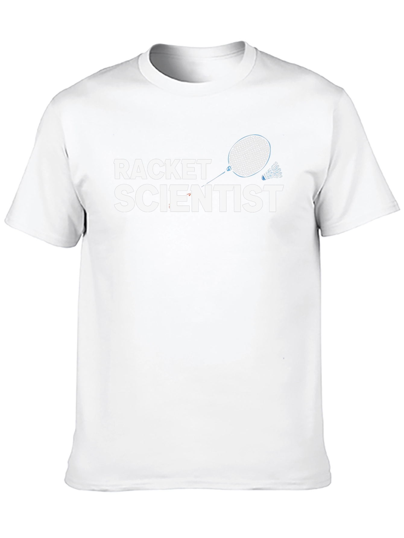 Racket Scientist Graphic Tee - Badminton Lover Shirt