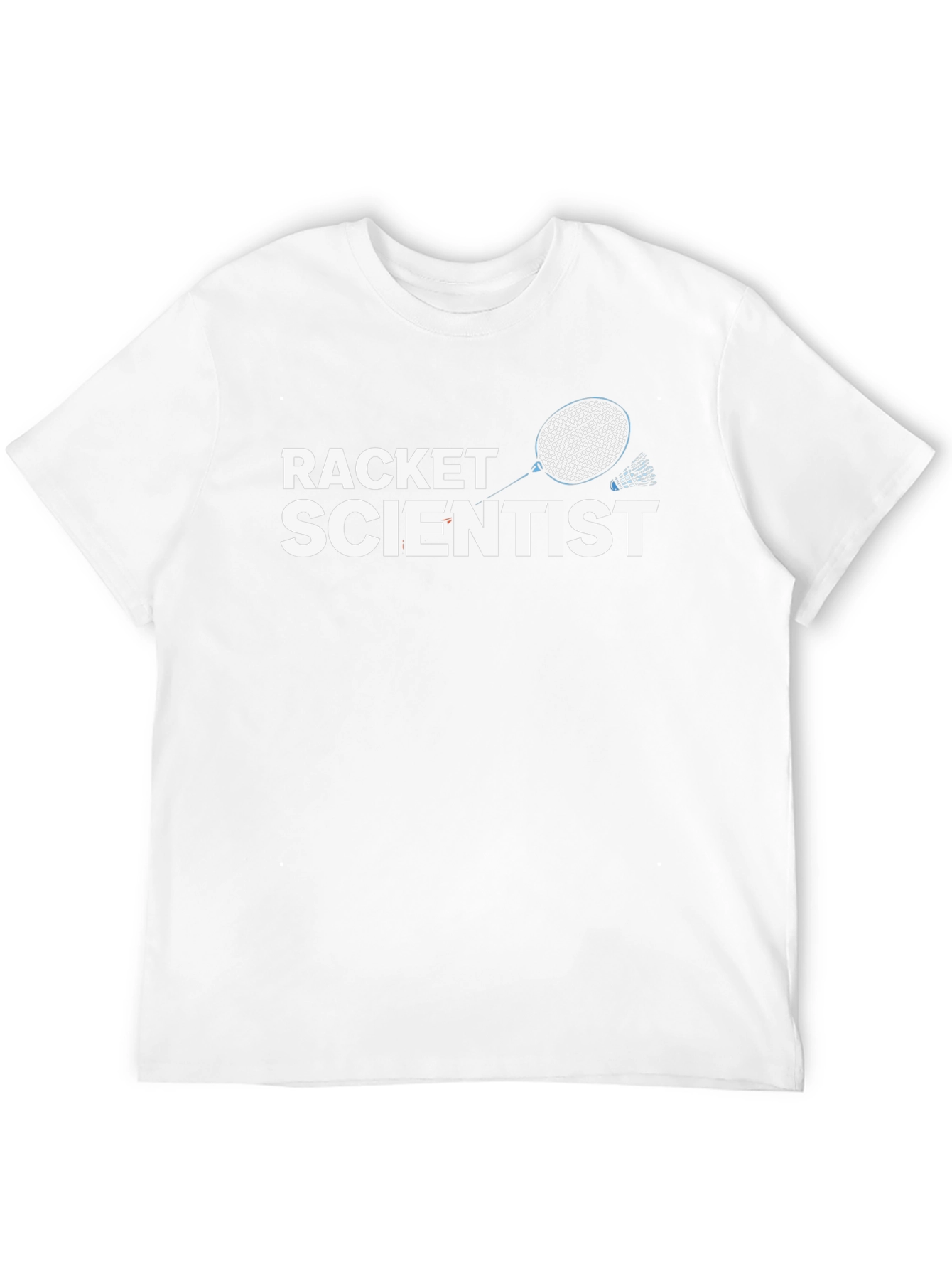 Racket Scientist Graphic Tee - Badminton Lover Shirt