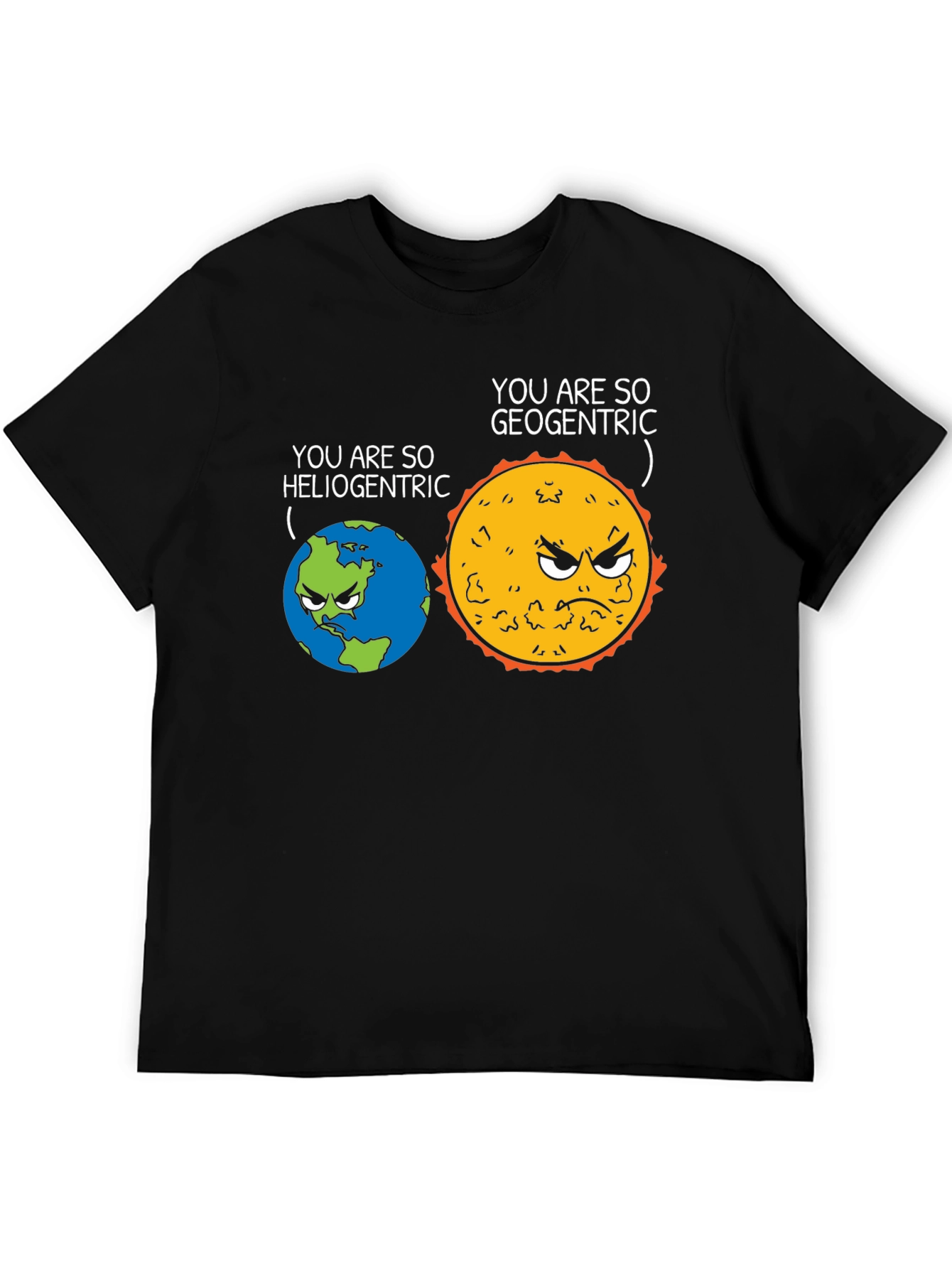Geocentric Heliocentric Graphic Tee