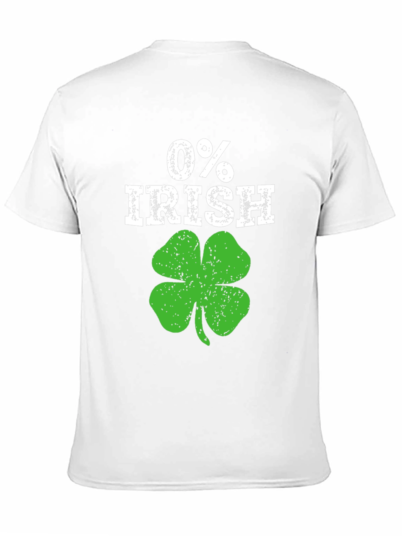 0% Irish St. Patricks Day Shamrock Tee