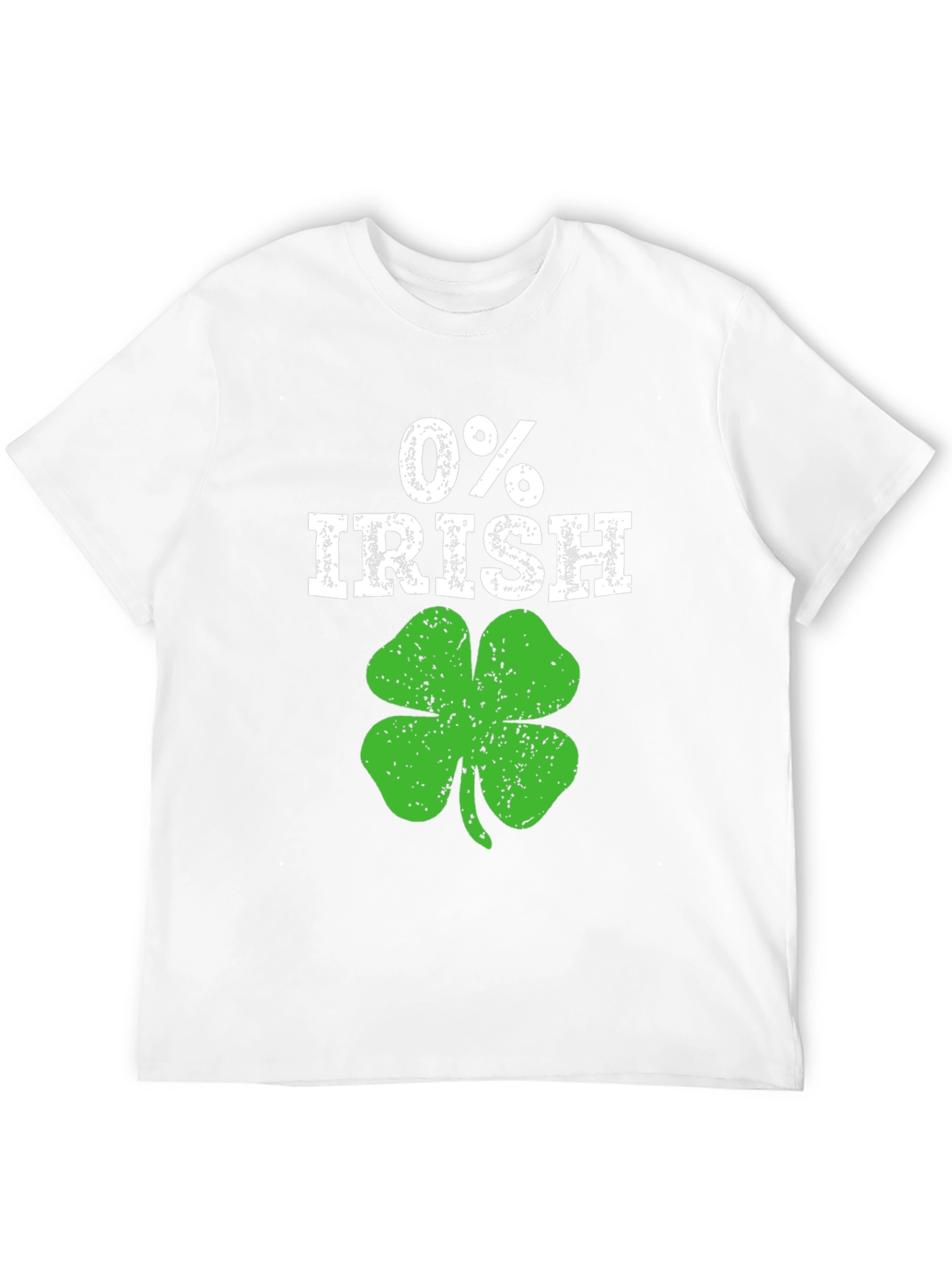 0% Irish St. Patricks Day Shamrock Tee