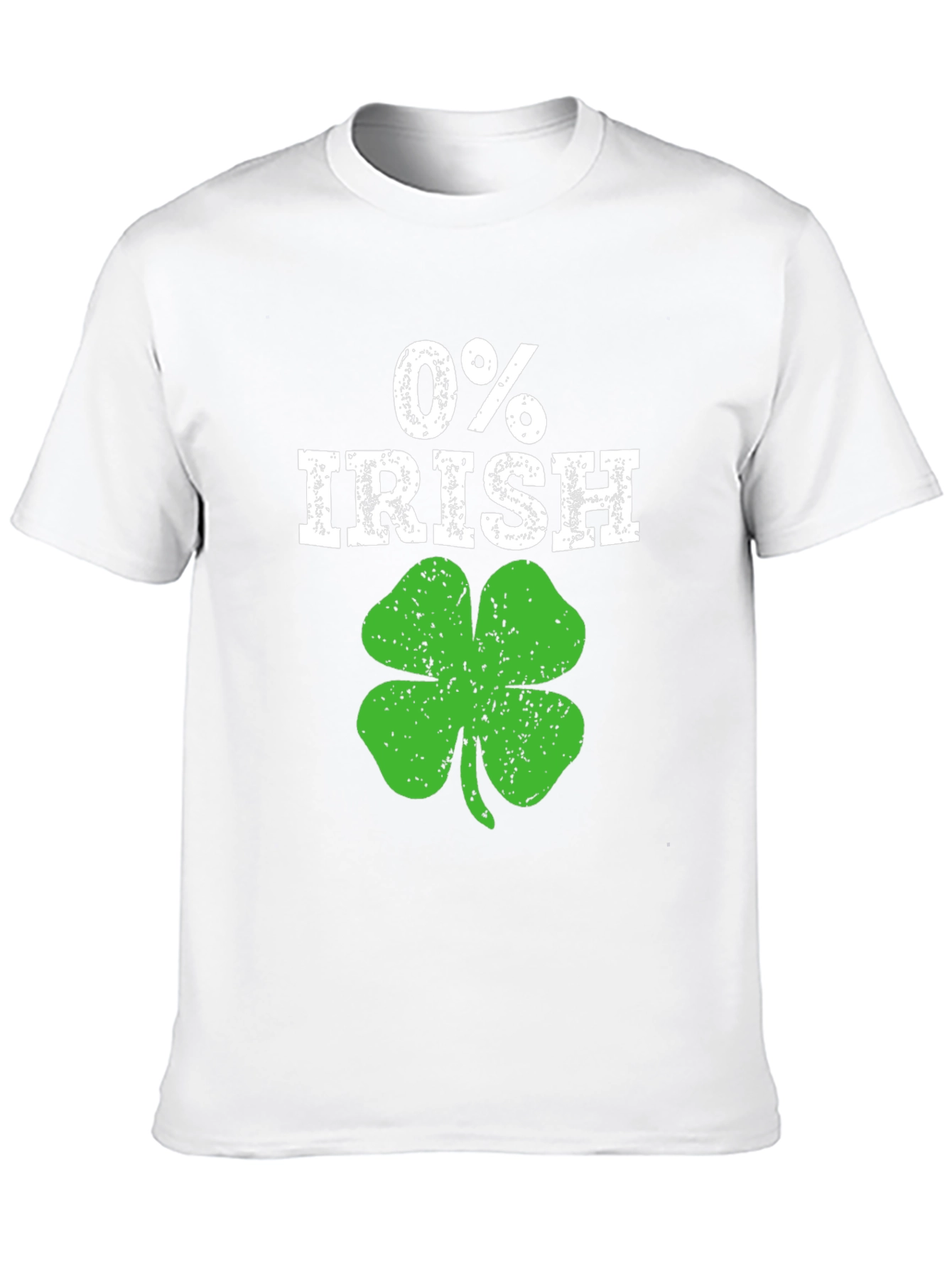 0% Irish St. Patricks Day Shamrock Tee