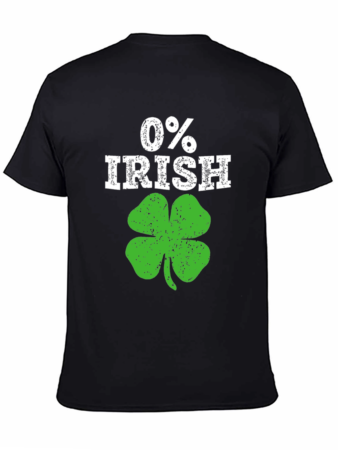 0% Irish St. Patricks Day Shamrock Tee