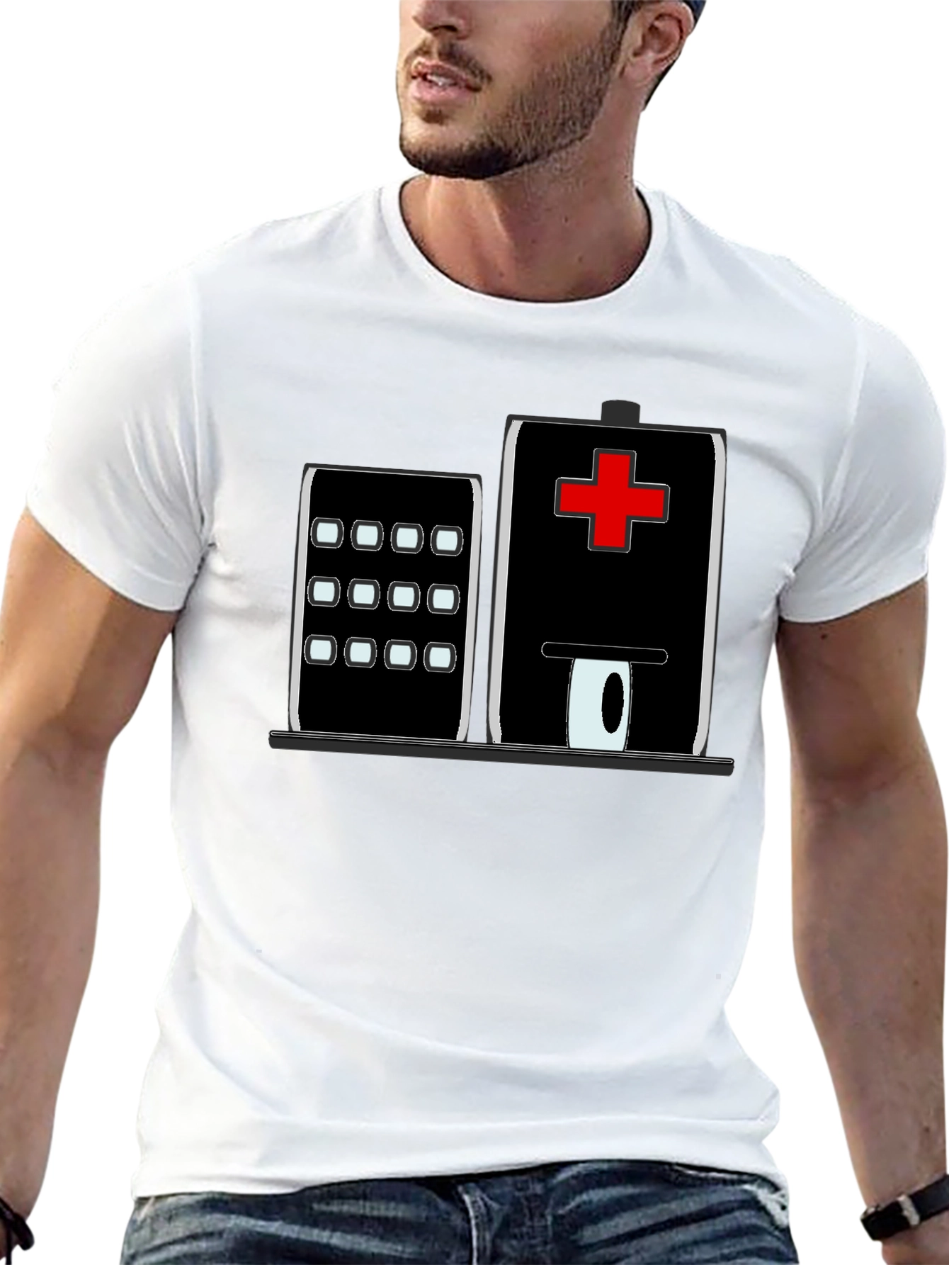 Hospital Graphic Tee - Novelty Design