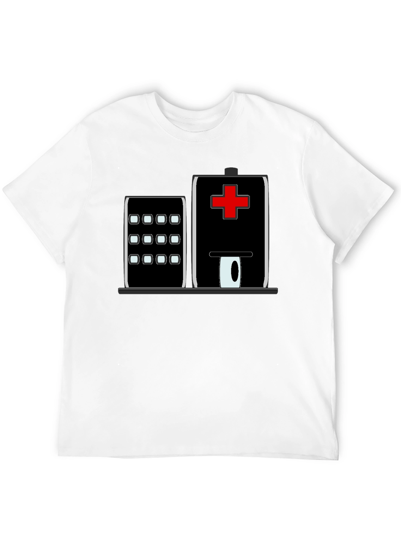 Hospital Graphic Tee - Novelty Design