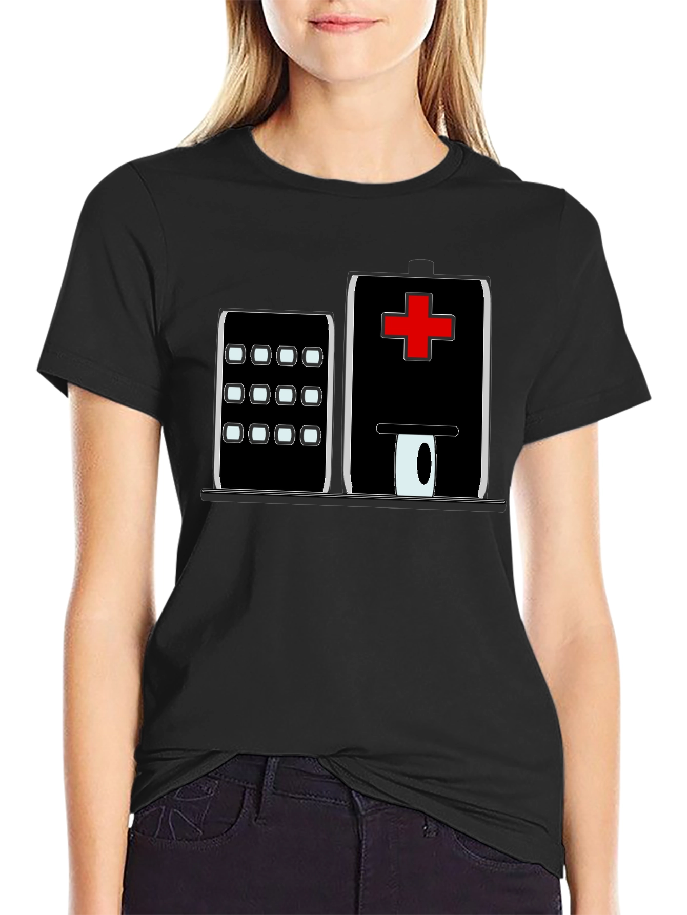 Hospital Graphic Tee - Novelty Design