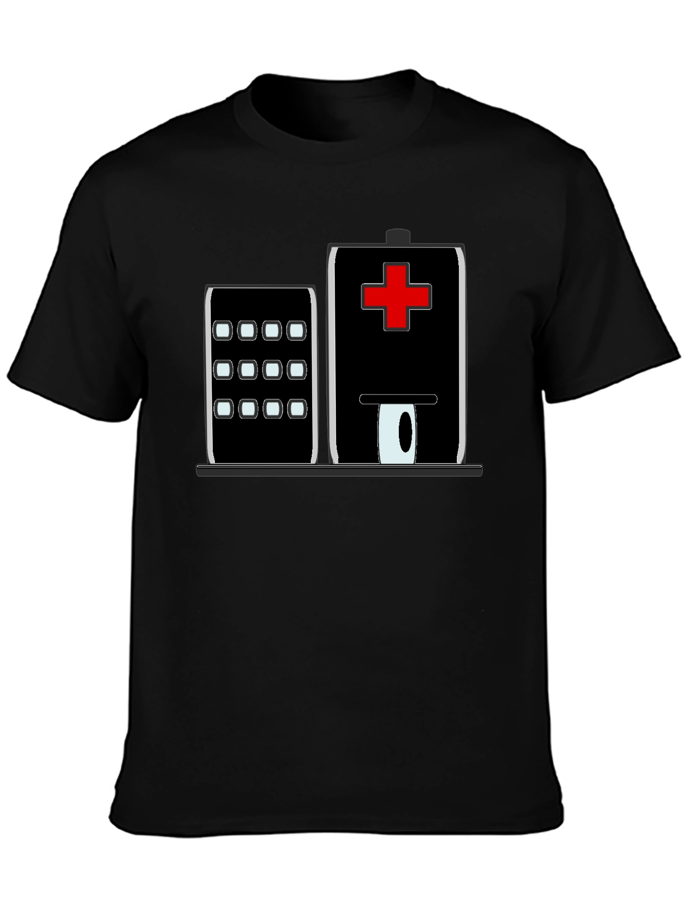 Hospital Graphic Tee - Novelty Design