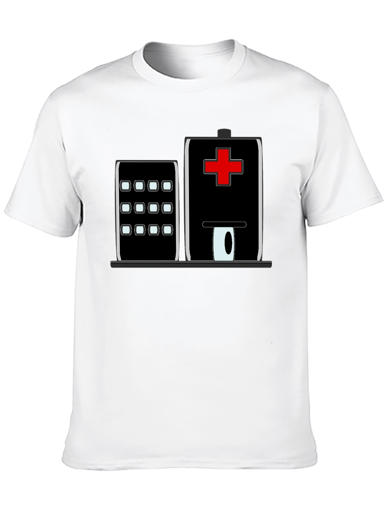 Hospital Graphic Tee - Novelty Design