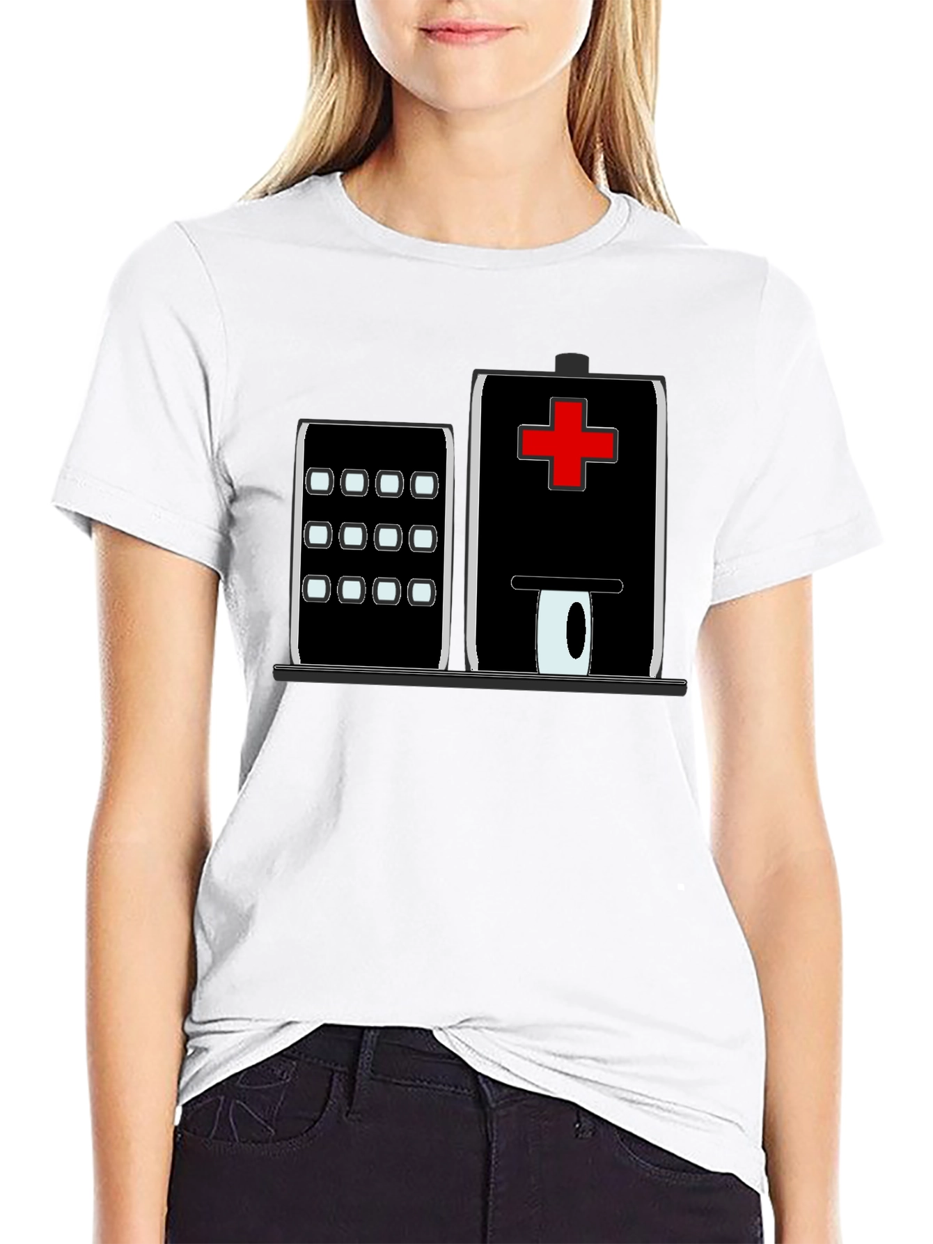 Hospital Graphic Tee - Novelty Design