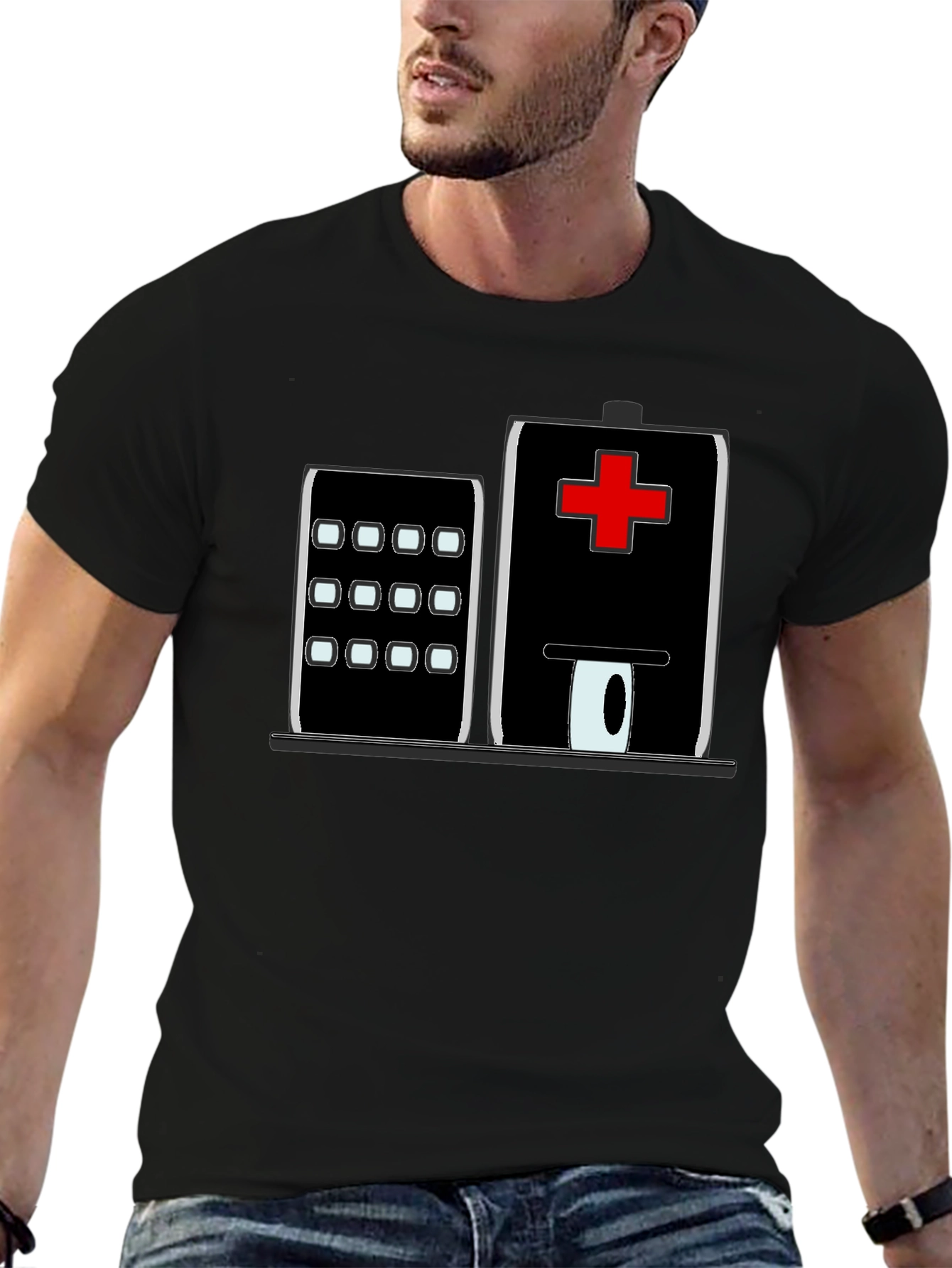 Hospital Graphic Tee - Novelty Design