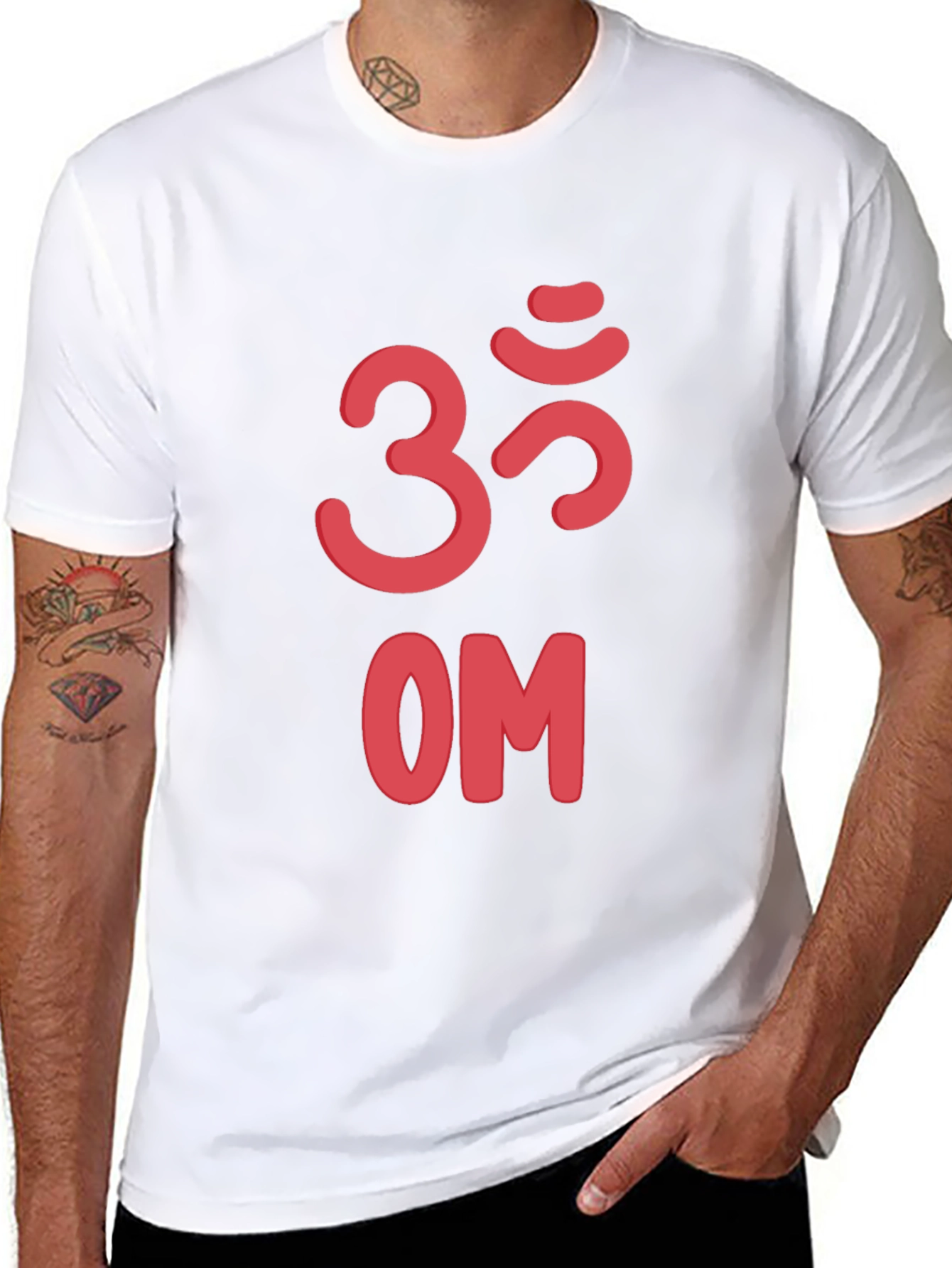 Om Symbol Graphic Tee - Stylish & Comfortable
