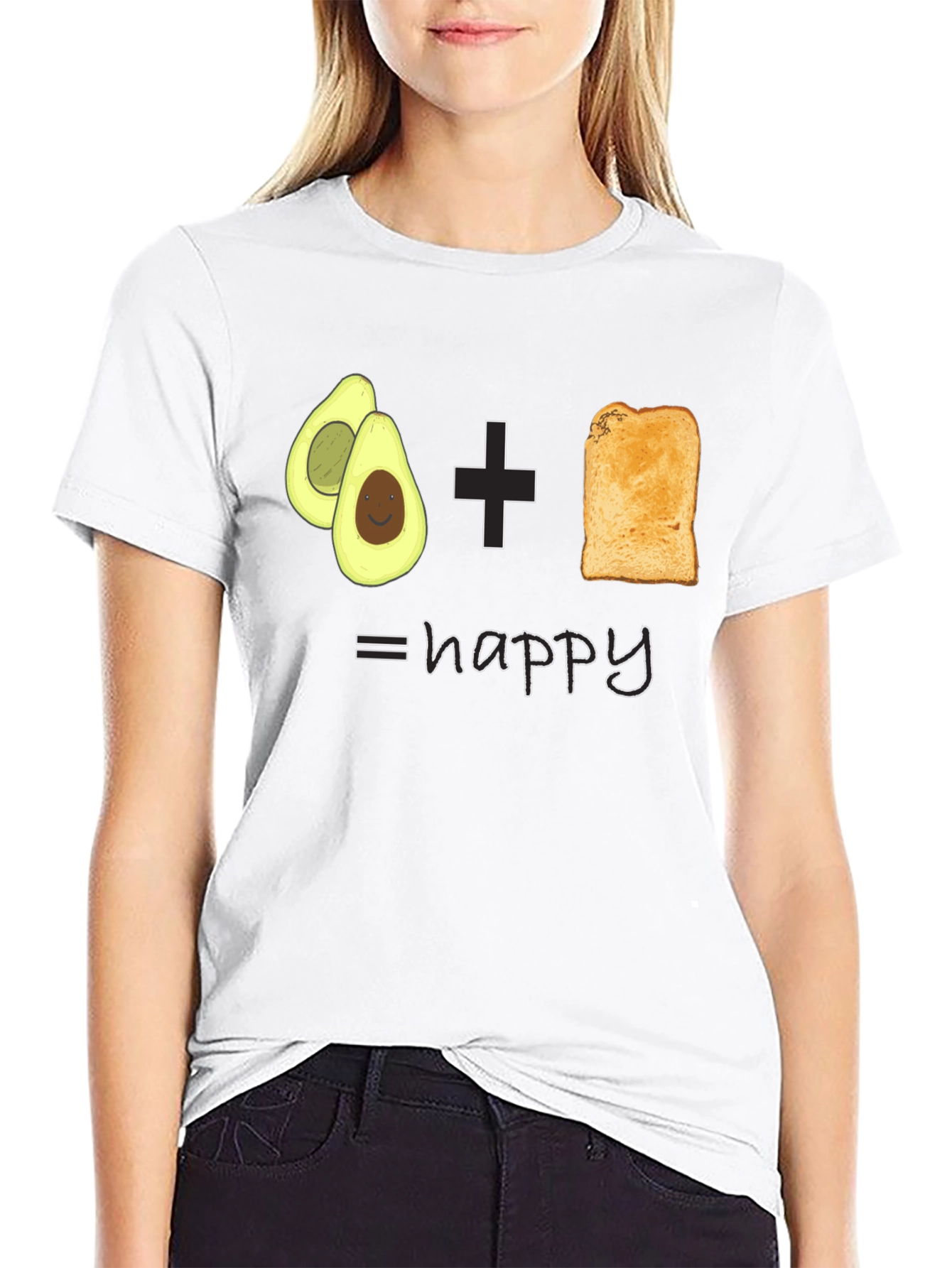 Avocado Toast Happy Graphic Tee