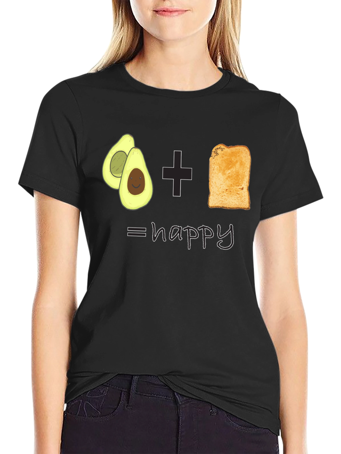Avocado Toast Happy Graphic Tee
