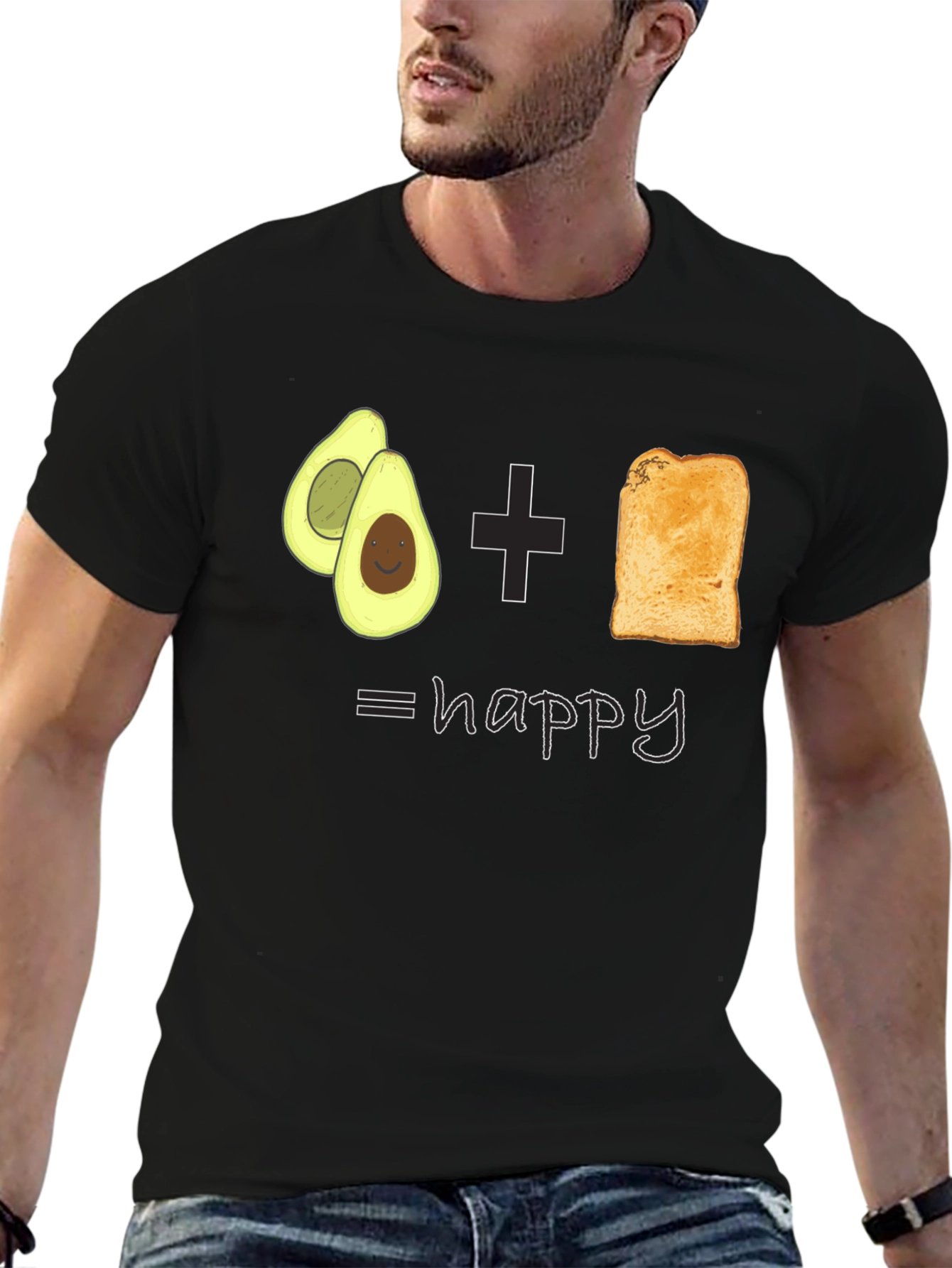 Avocado Toast Happy Graphic Tee