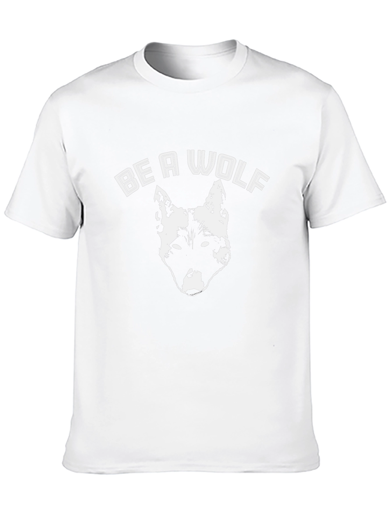 Be A Wolf Graphic T-Shirt - Black