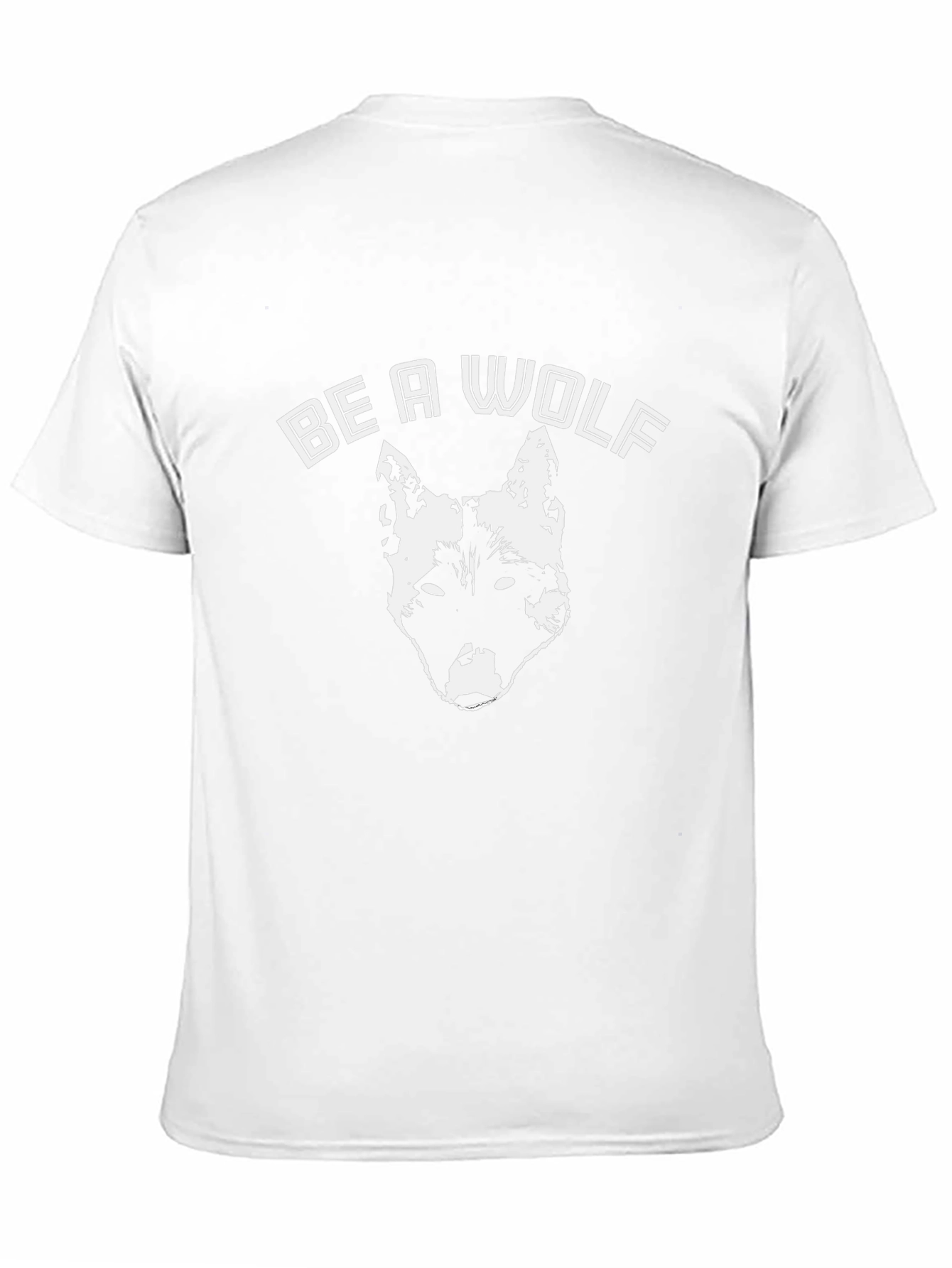 Be A Wolf Graphic T-Shirt - Black