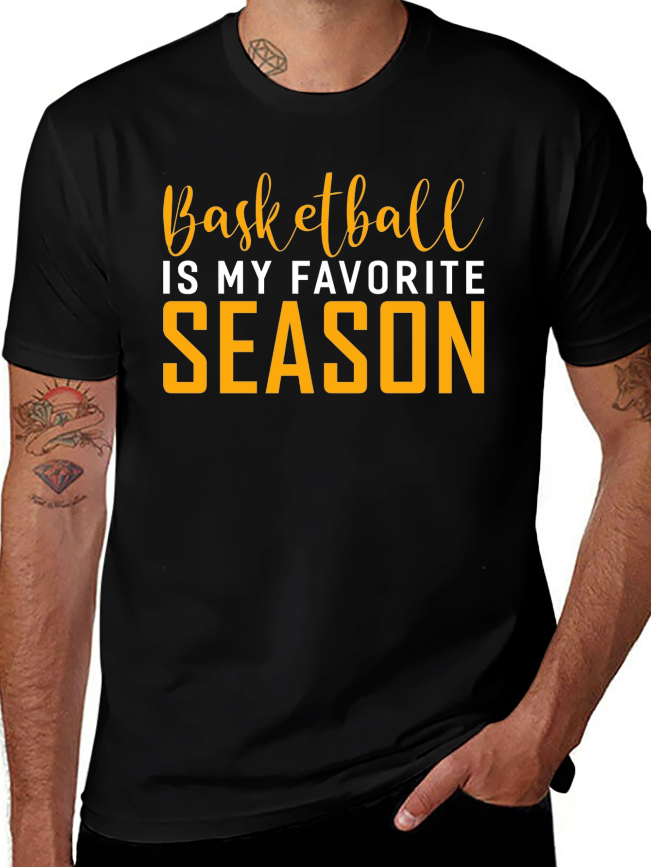 Basketball Is My Favorite Season Graphic Tee