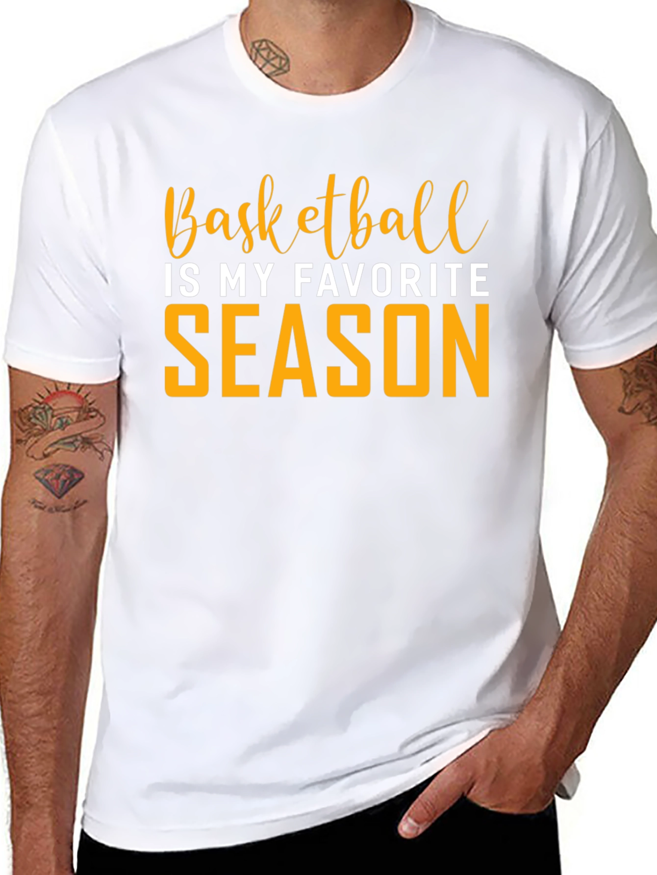 Basketball Is My Favorite Season Graphic Tee