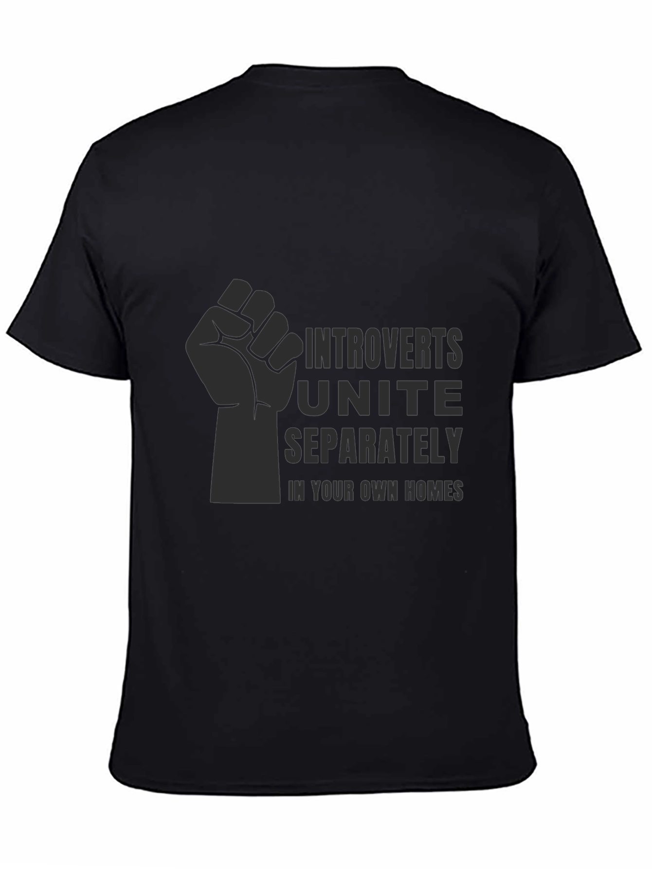 Introverts Unite T-Shirt - Black Graphic Tee
