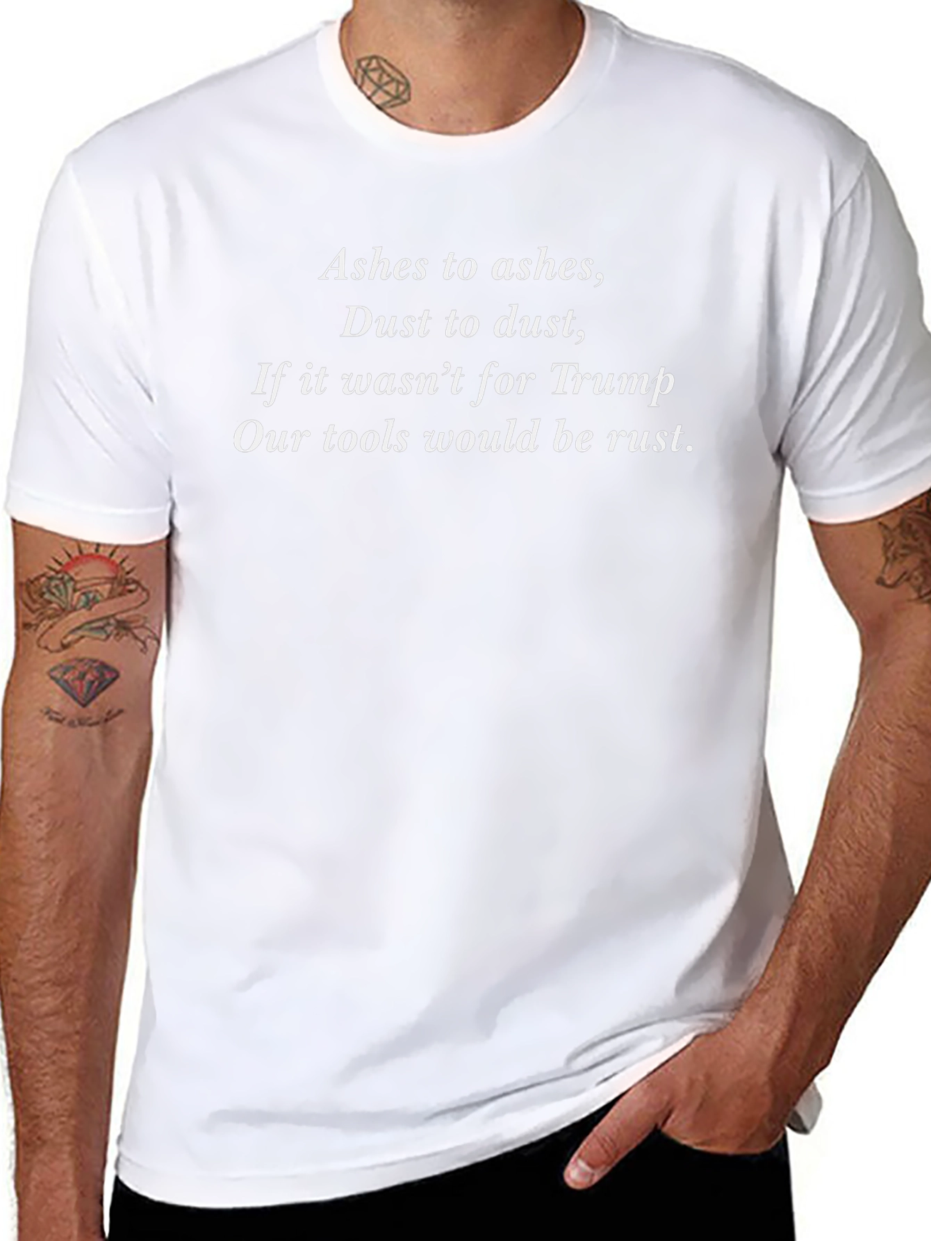 Trump Supporter T-Shirt: Ashes to Ashes