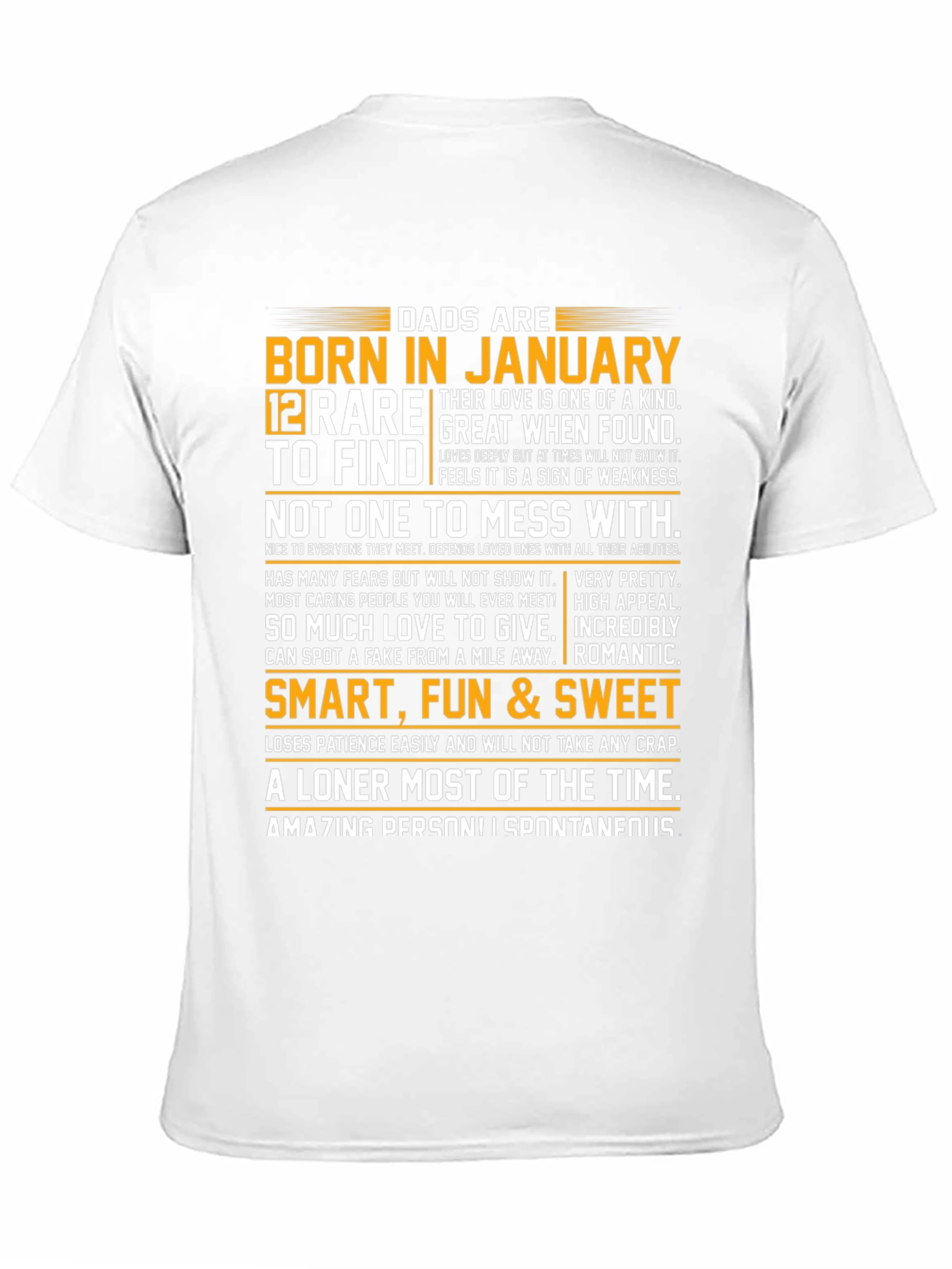 Dads Born in January Graphic Tee