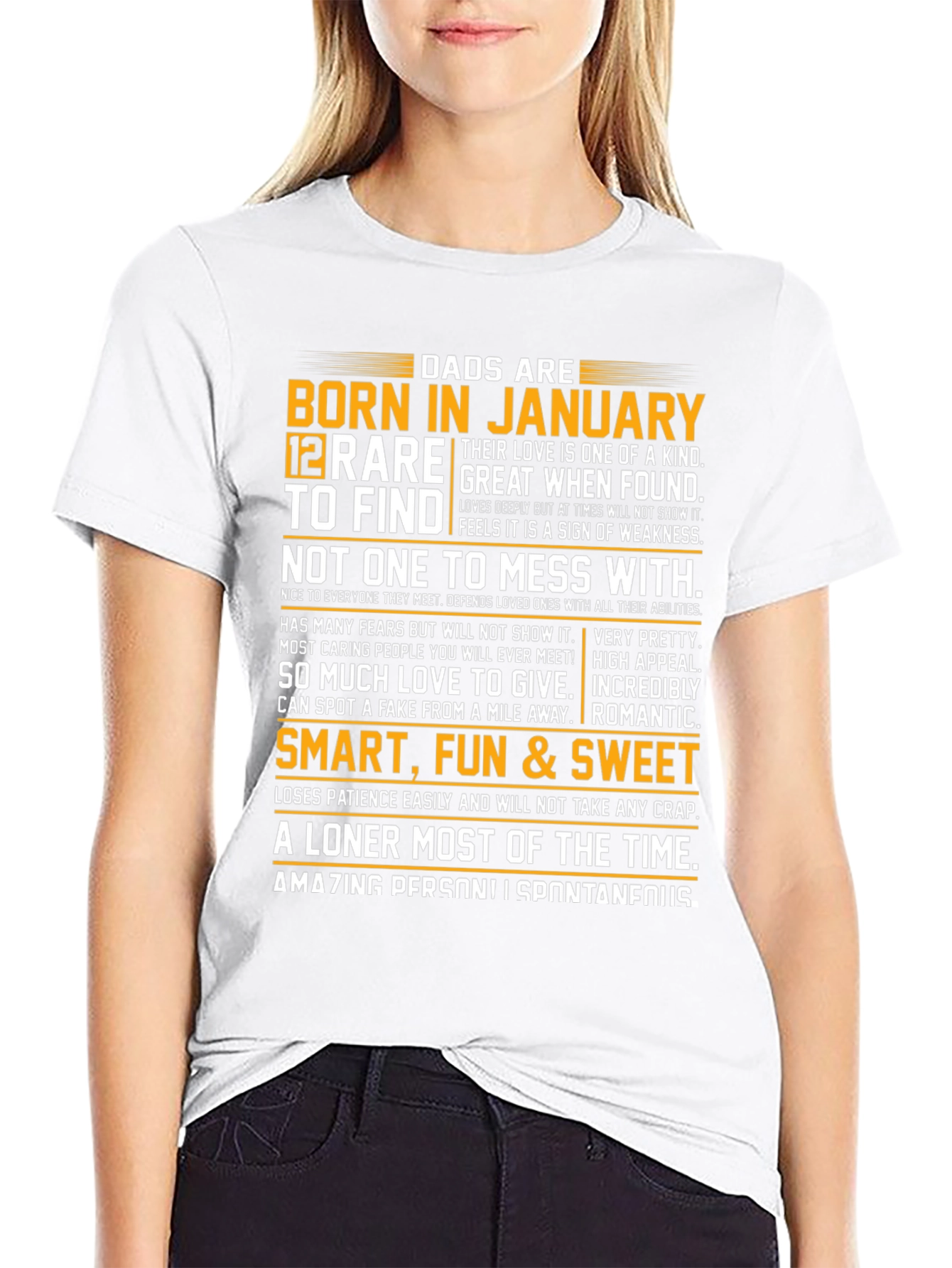 Dads Born in January Graphic Tee
