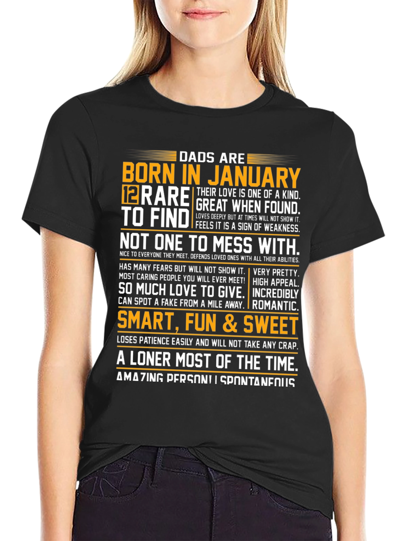 Dads Born in January Graphic Tee