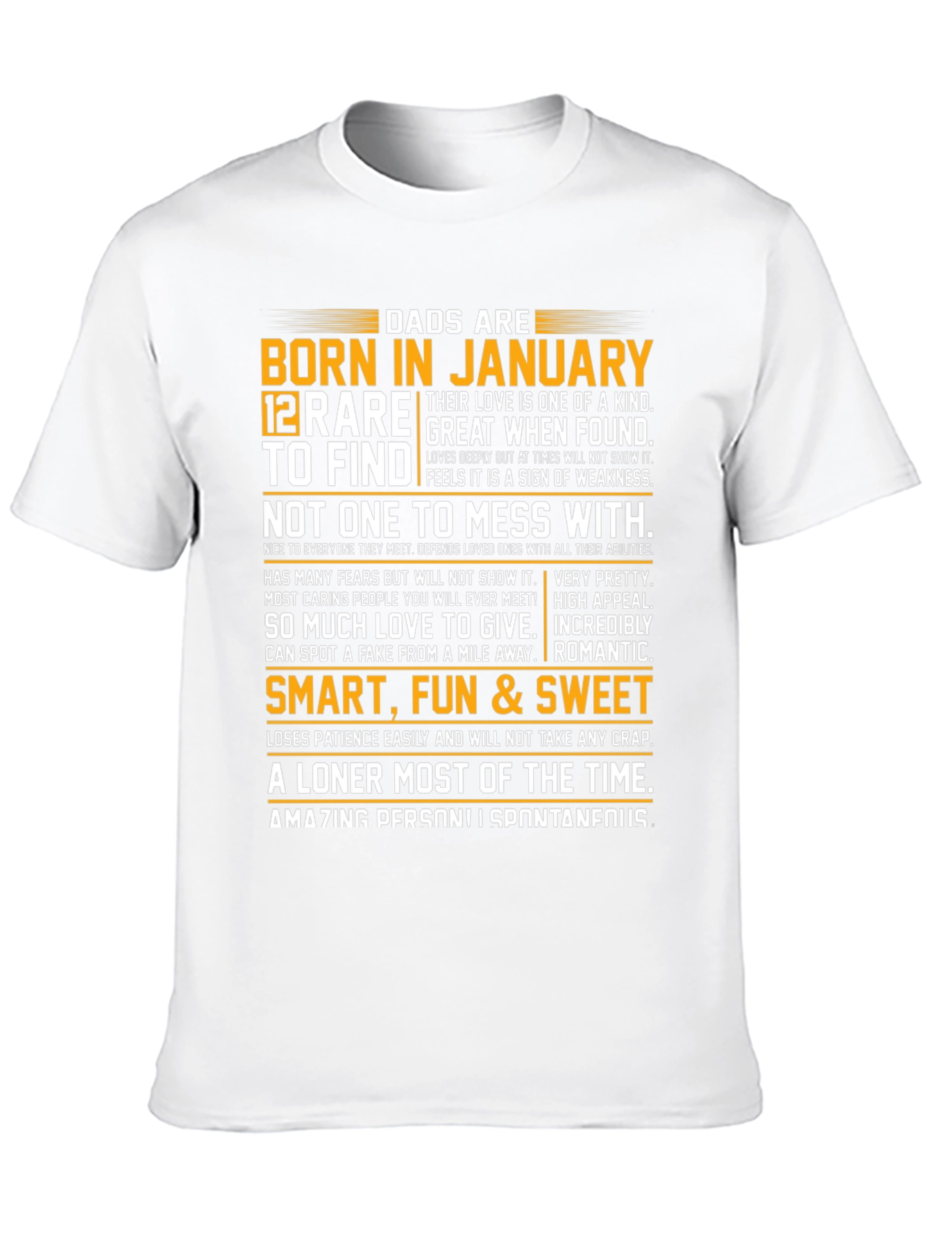 Dads Born in January Graphic Tee