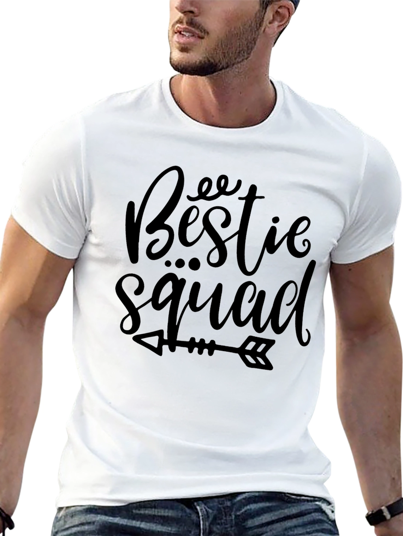 Bestie Squad Arrow T-Shirt - Fun Matching Tee