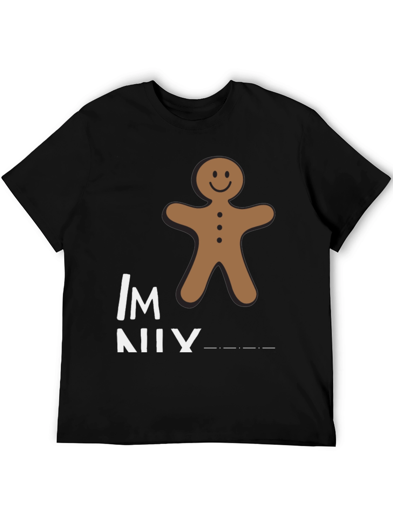 Gingerbread Man Funny Graphic T-Shirt