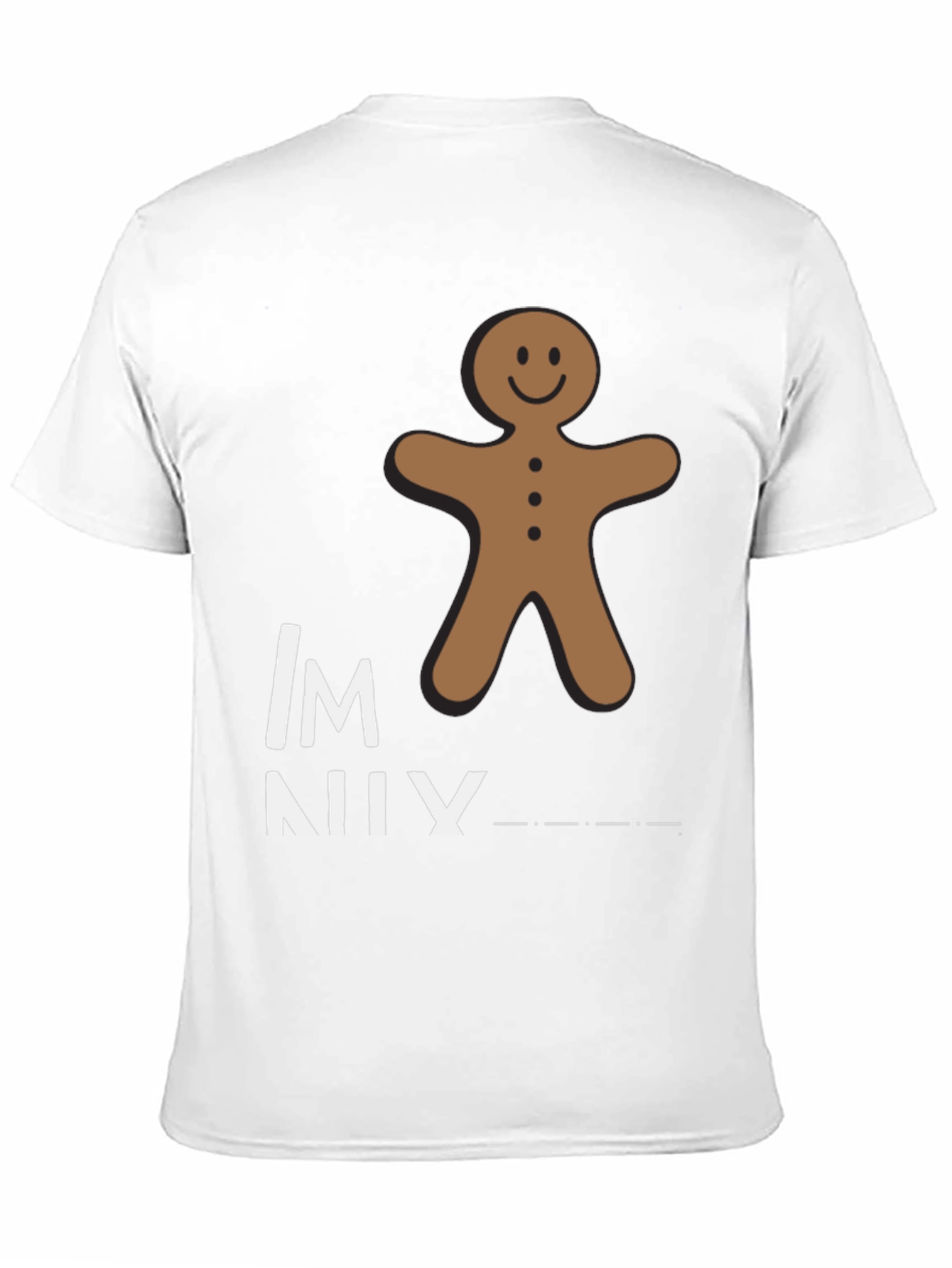 Gingerbread Man Funny Graphic T-Shirt
