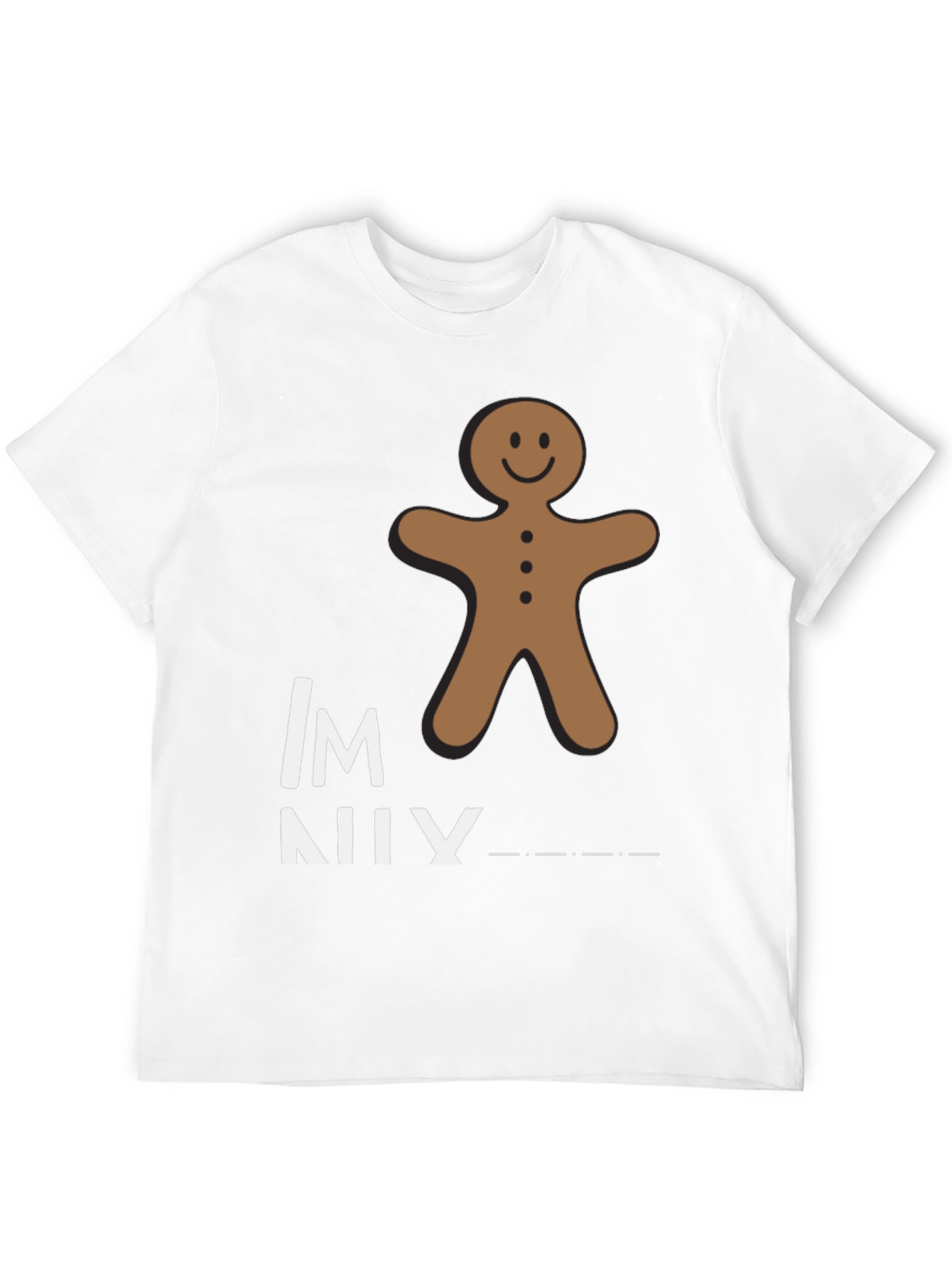 Gingerbread Man Funny Graphic T-Shirt