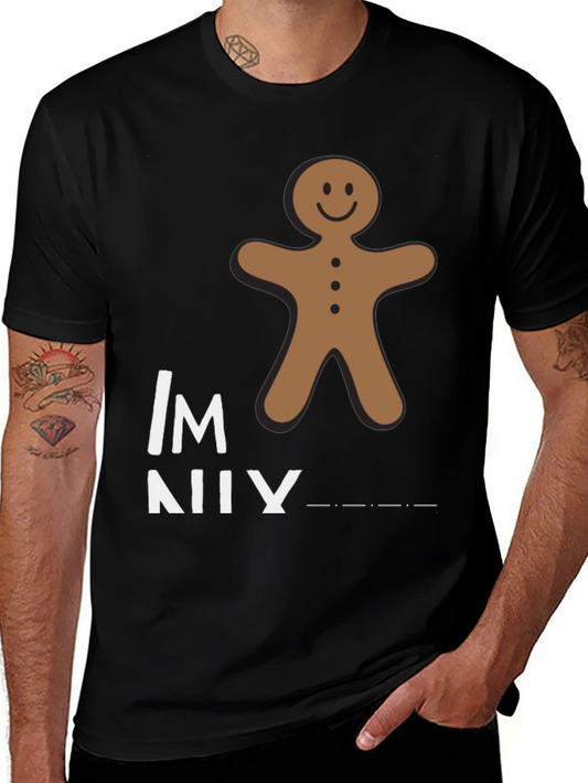 Gingerbread Man Funny Graphic T-Shirt
