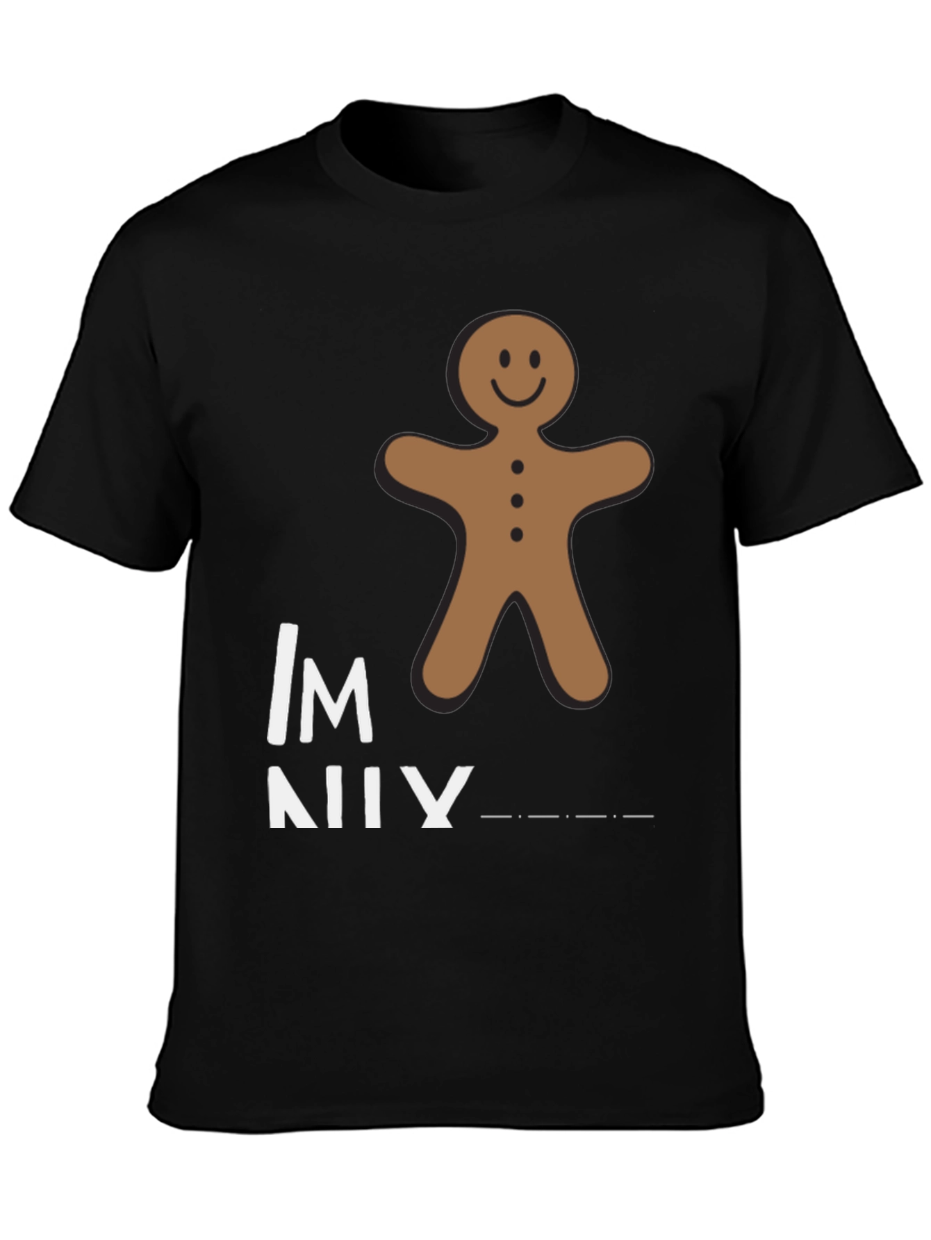 Gingerbread Man Funny Graphic T-Shirt