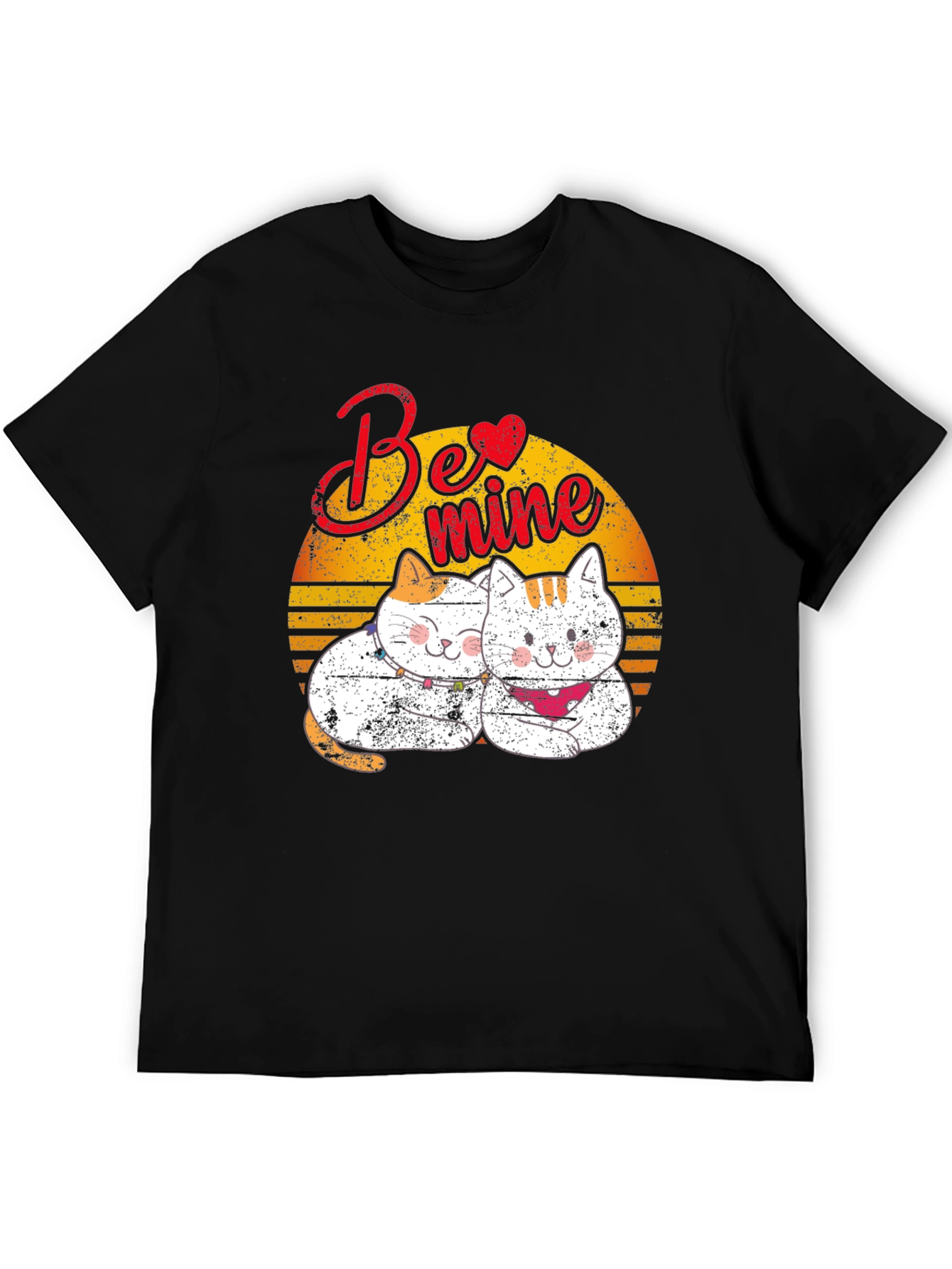 Be Mine Cats T-Shirt - Valentines Day Gift