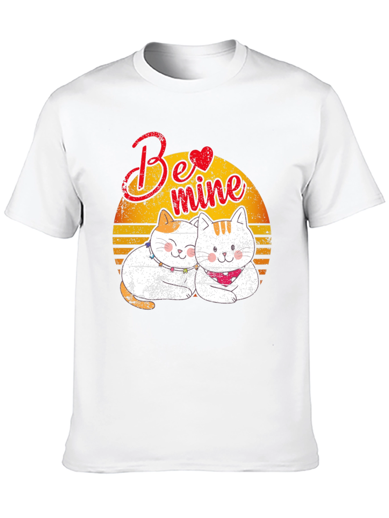 Be Mine Cats T-Shirt - Valentines Day Gift