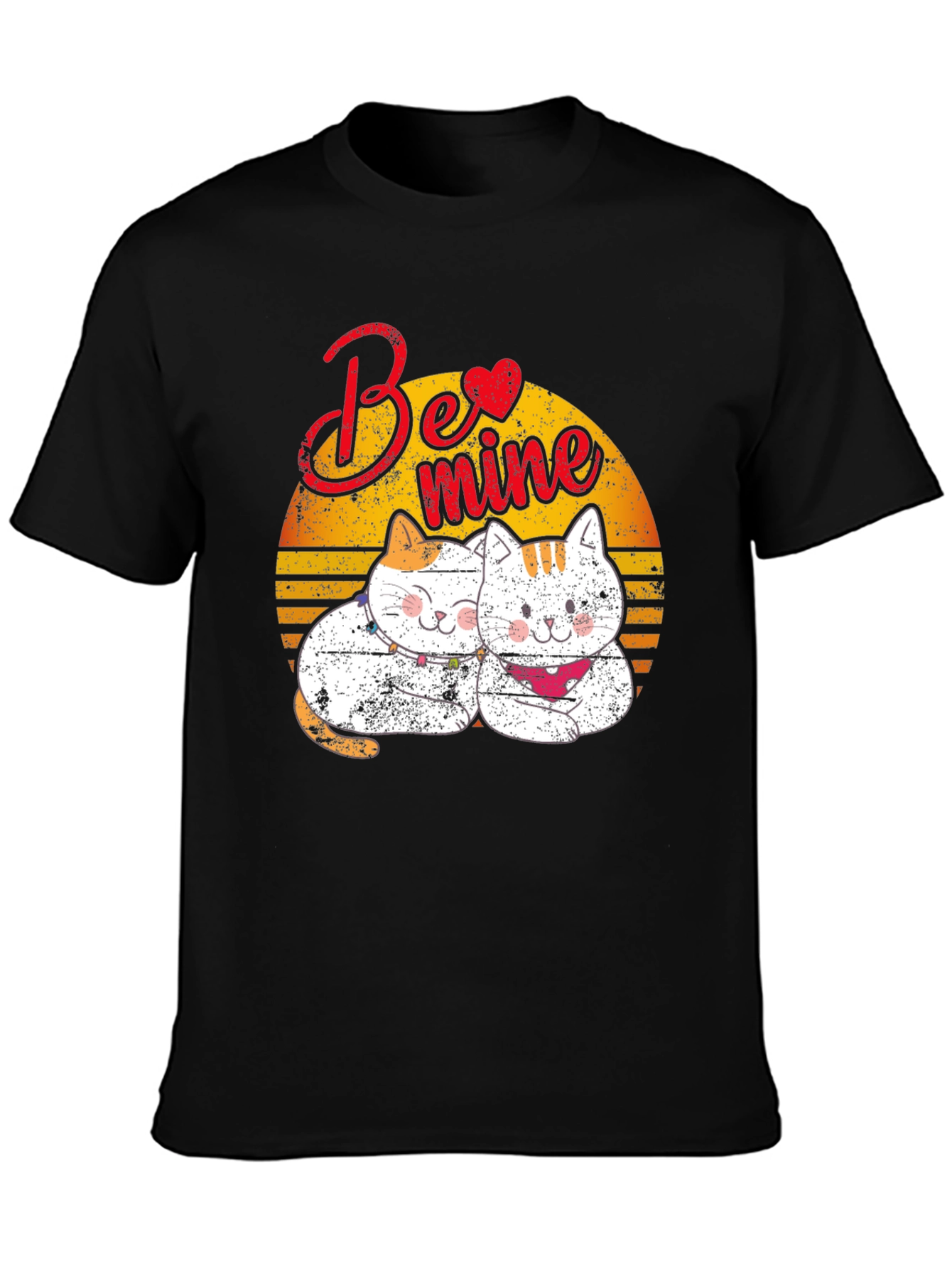 Be Mine Cats T-Shirt - Valentines Day Gift