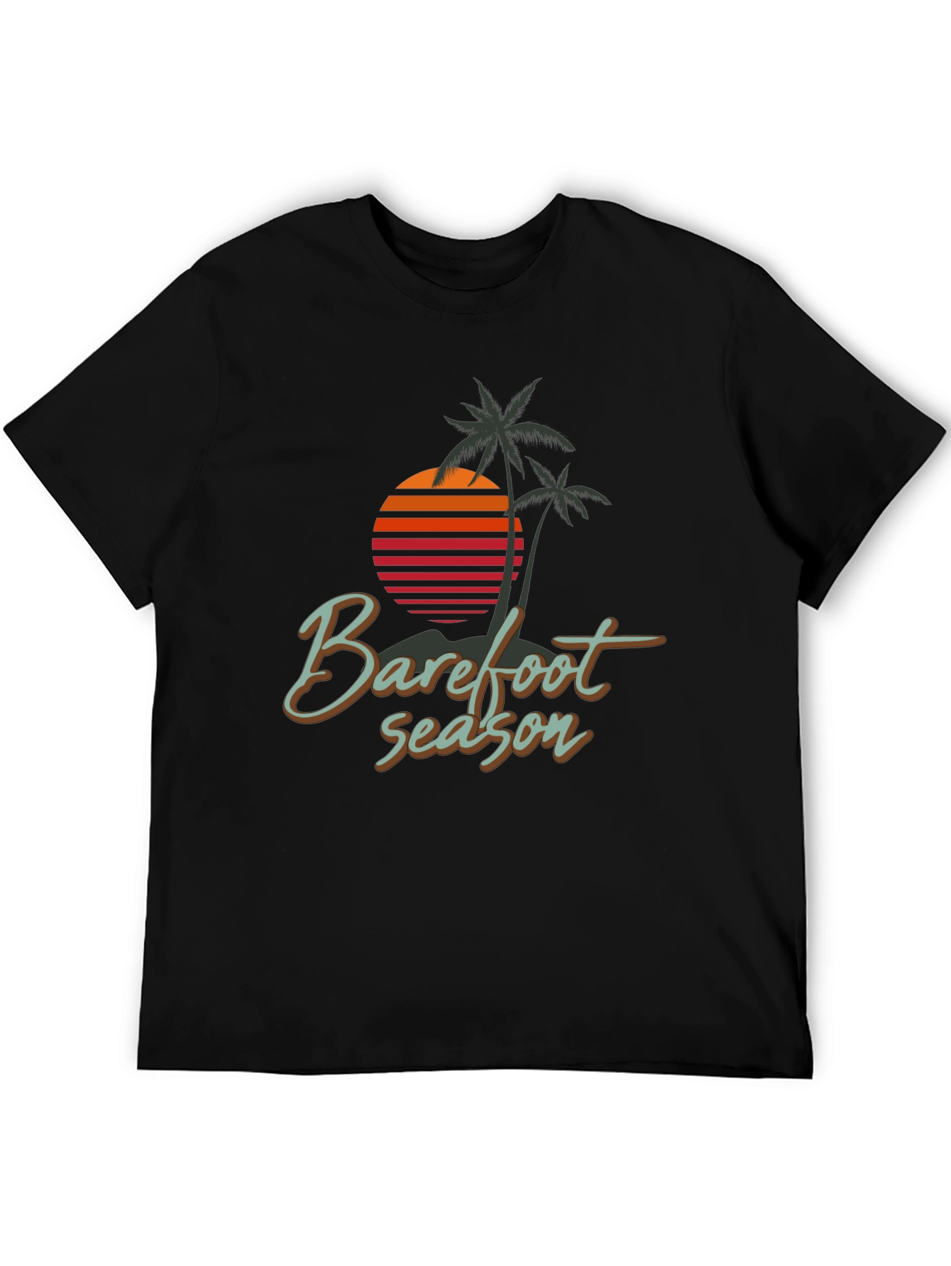 Barefoot Season Tropical Graphic Tee
