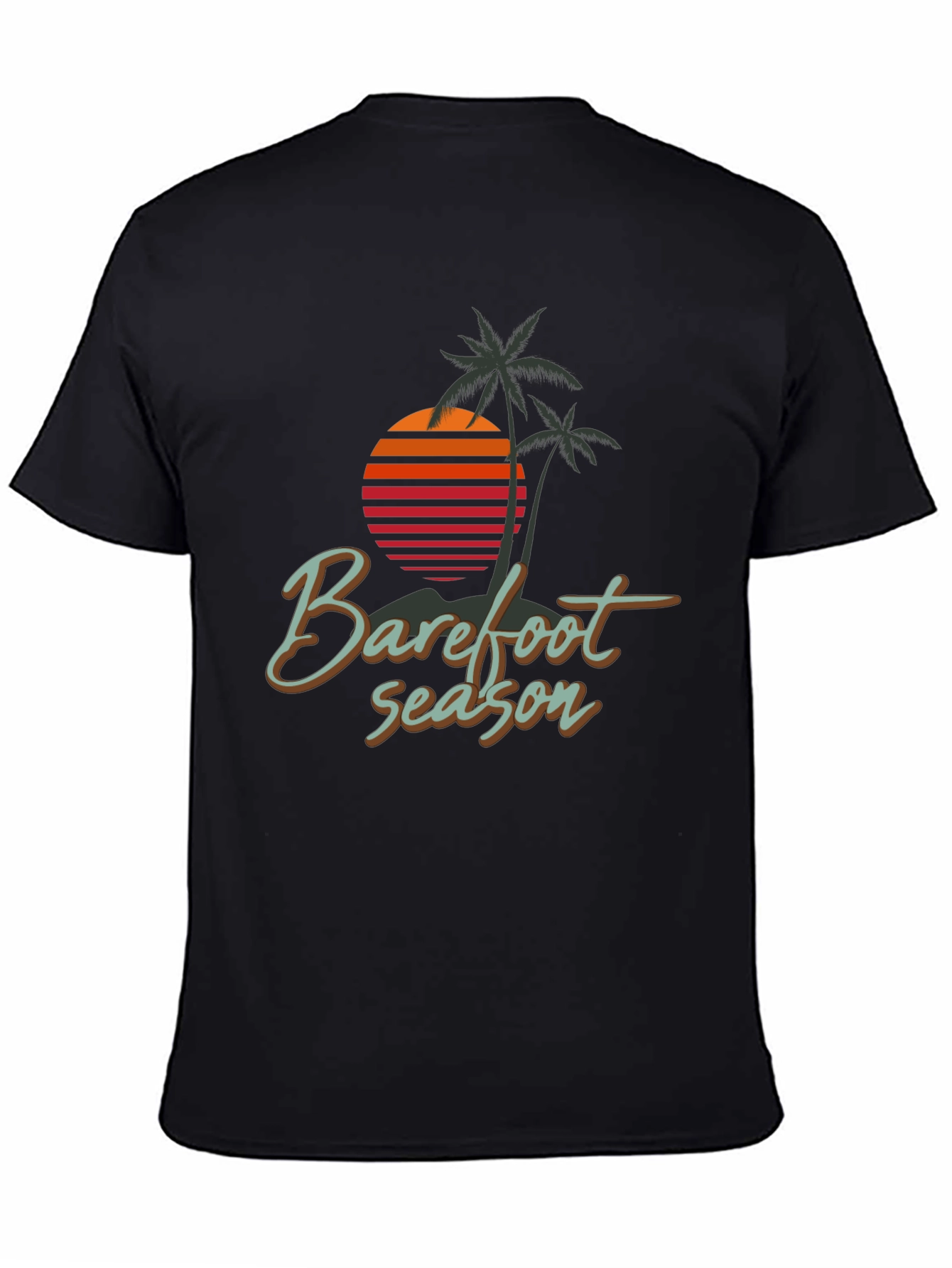 Barefoot Season Tropical Graphic Tee