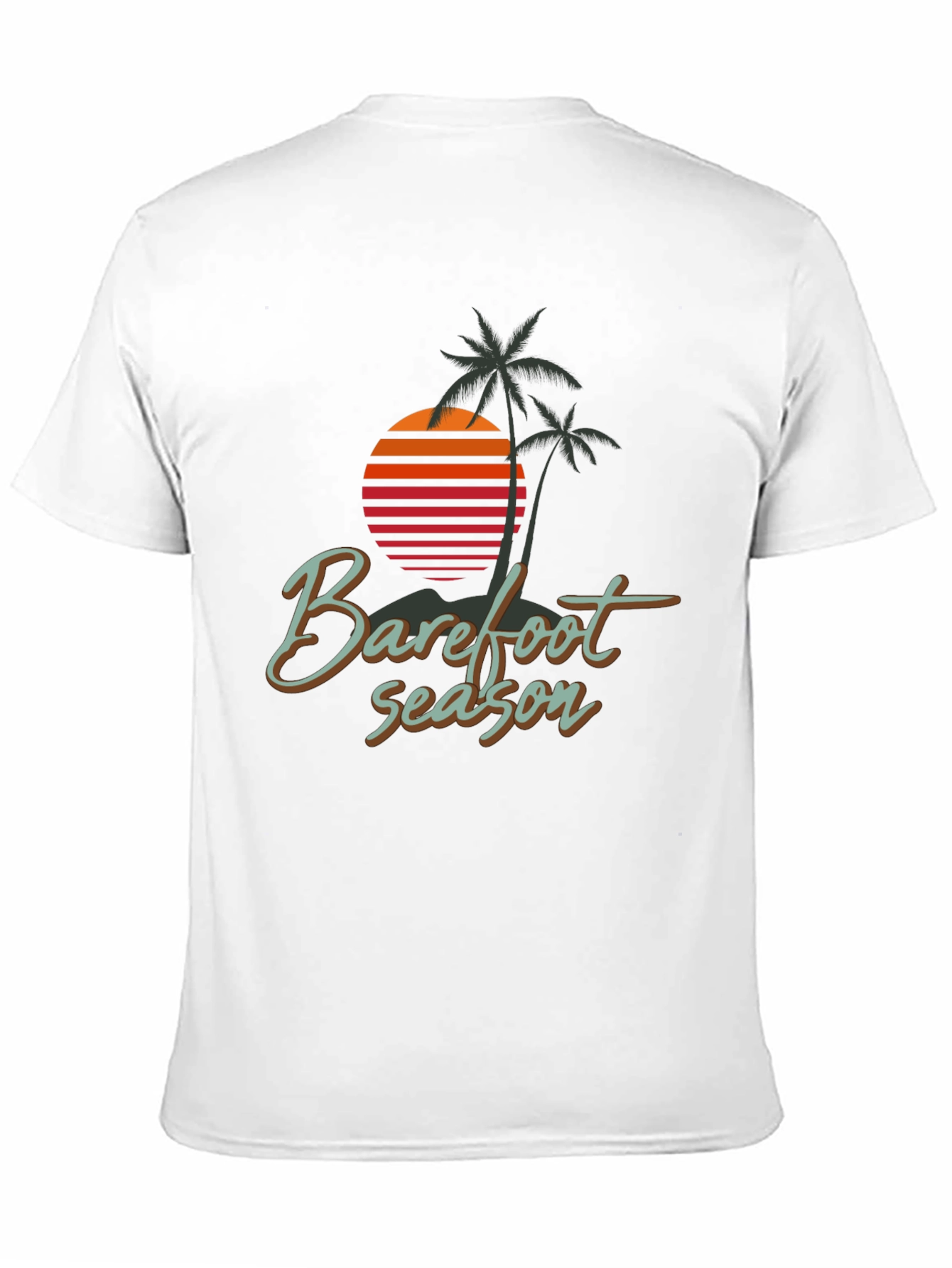 Barefoot Season Tropical Graphic Tee