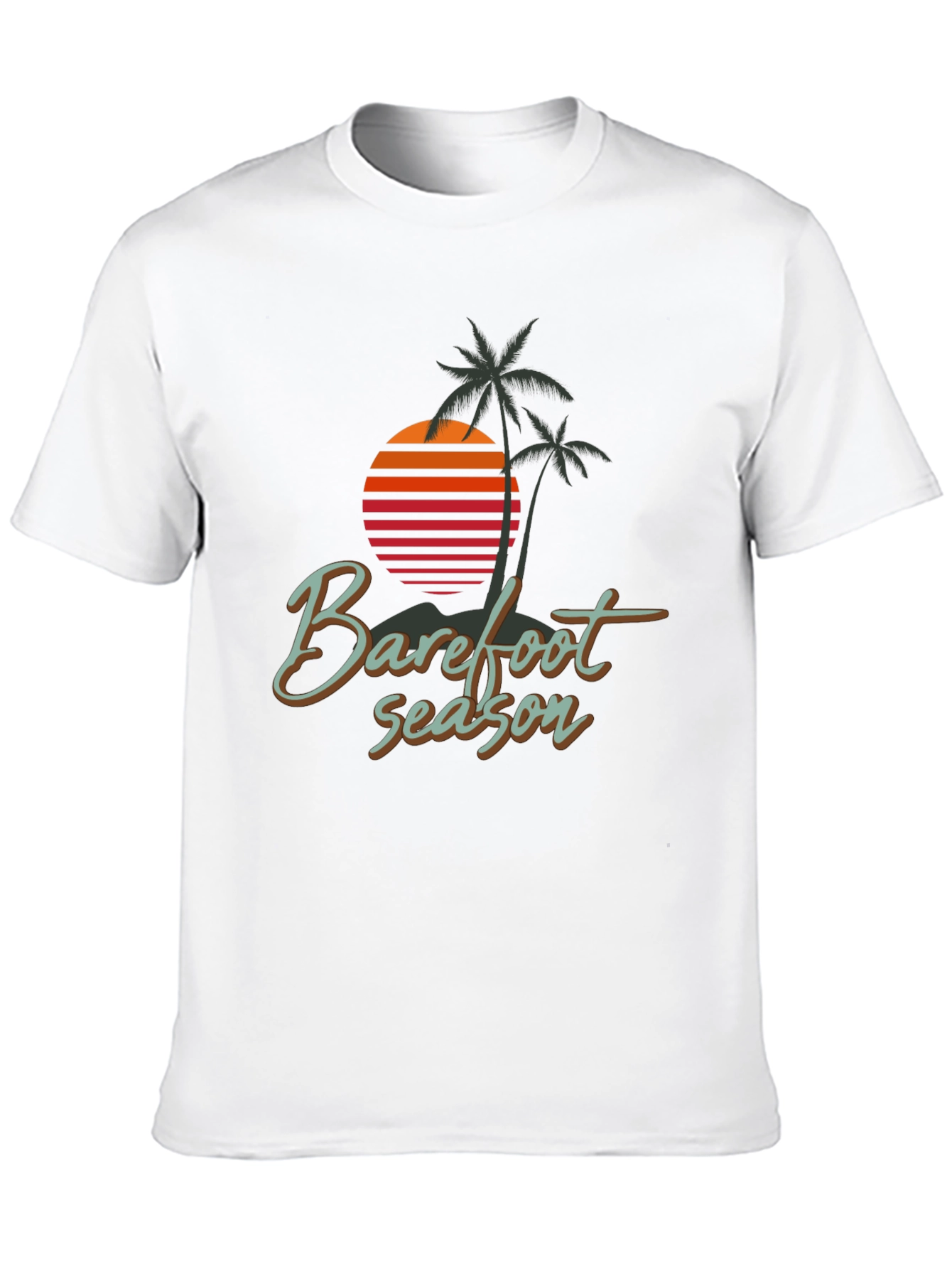 Barefoot Season Tropical Graphic Tee