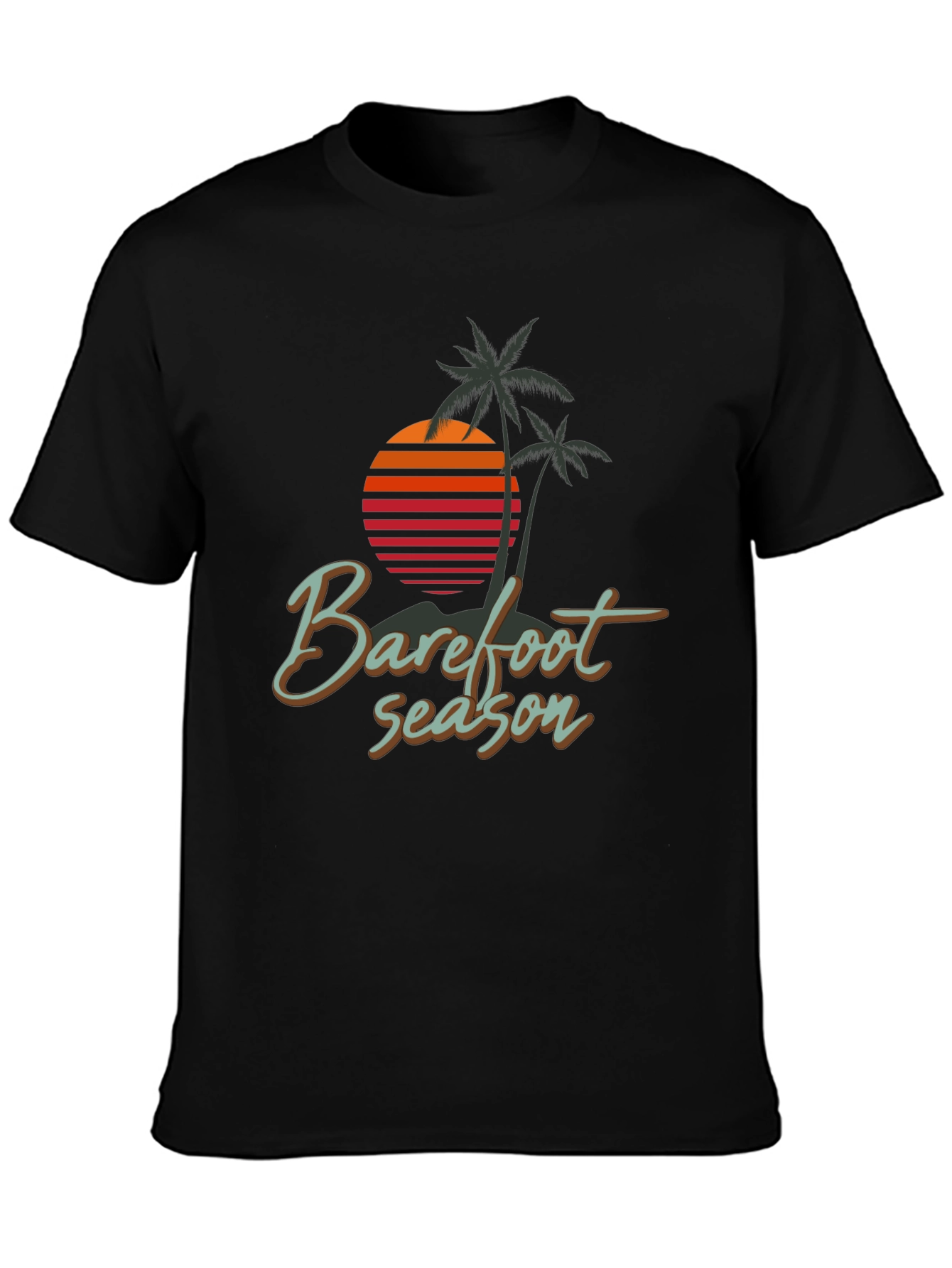 Barefoot Season Tropical Graphic Tee