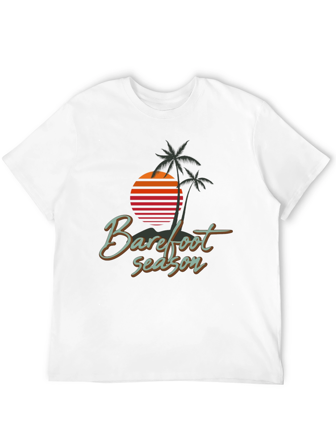 Barefoot Season Tropical Graphic Tee