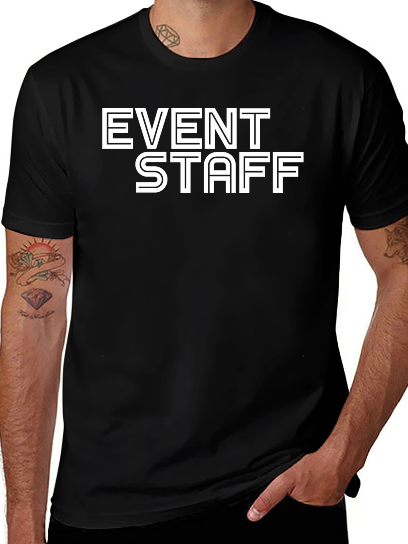 Event Staff Black T-Shirt