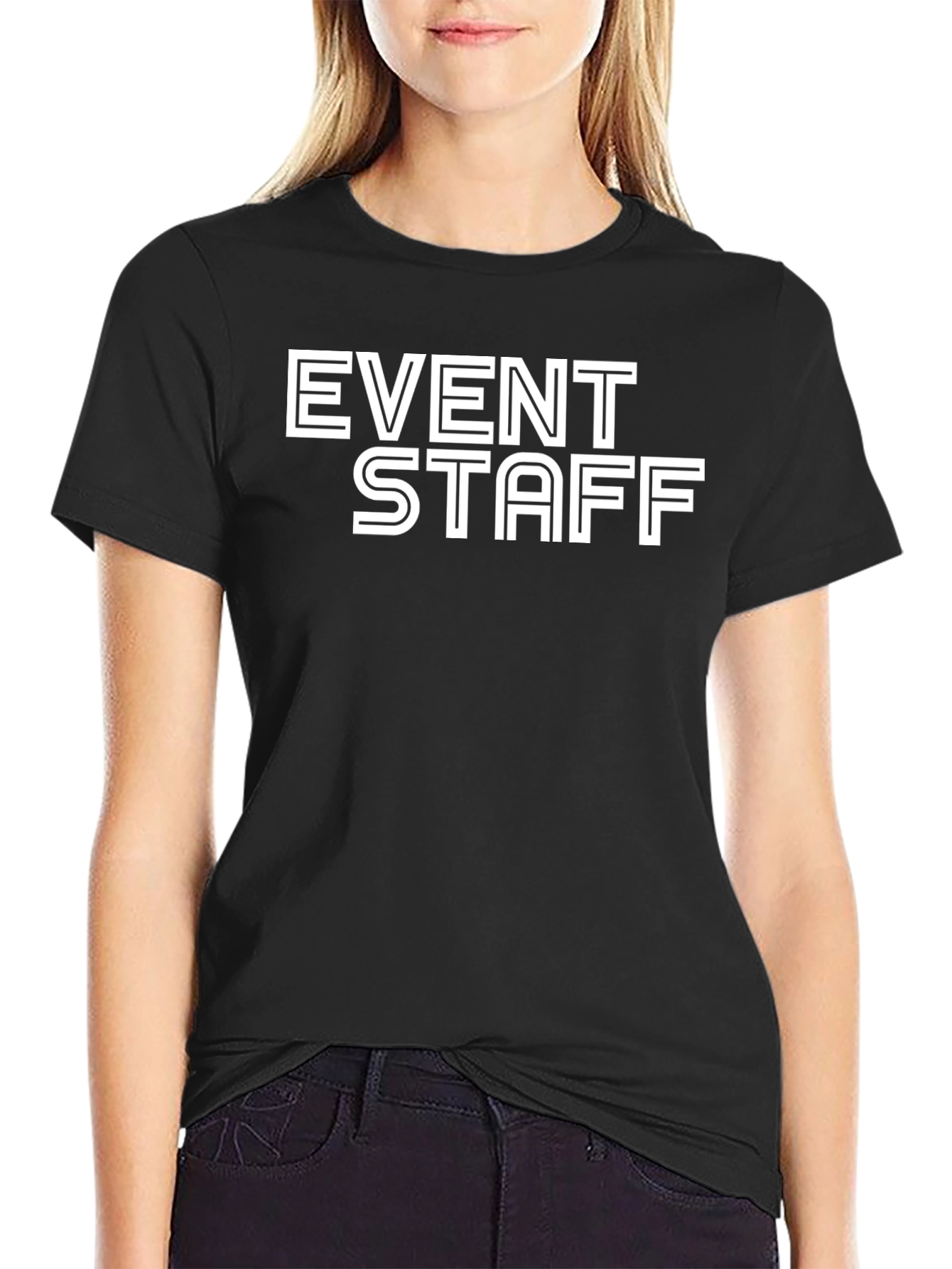 Event Staff Black T-Shirt