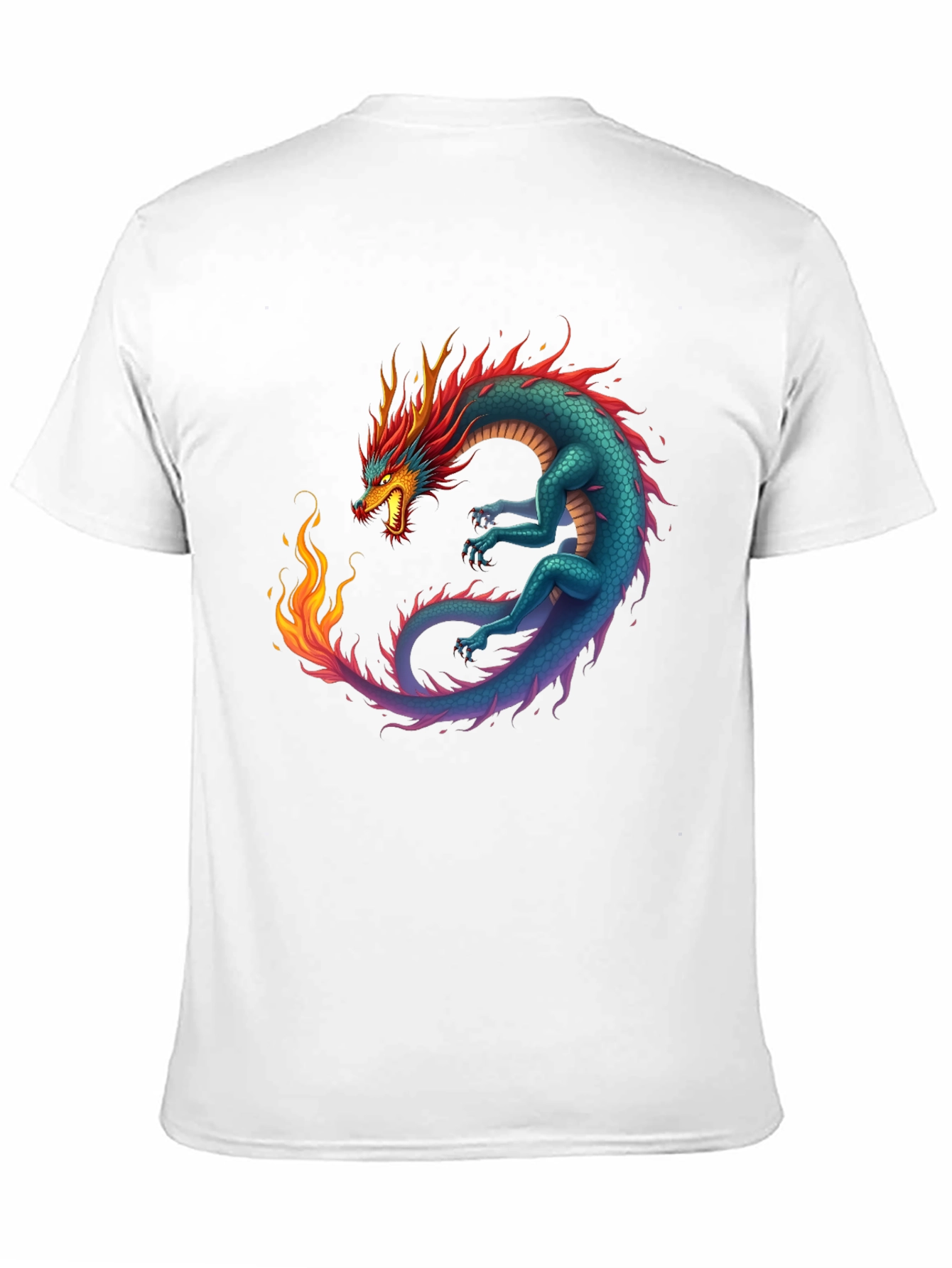 Dragon Graphic Tee - Mens Black T-Shirt