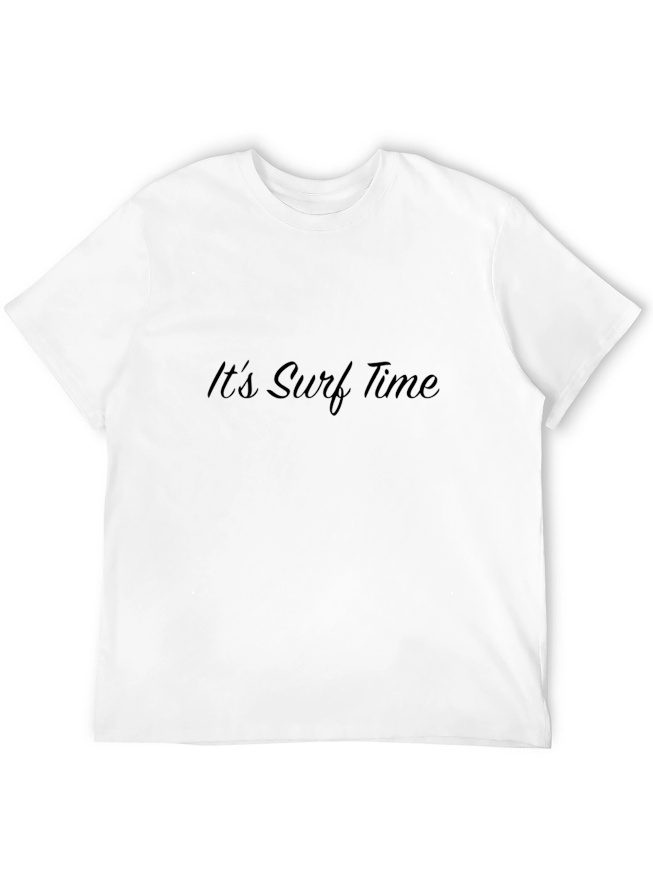 Its Surf Time Black T-Shirt